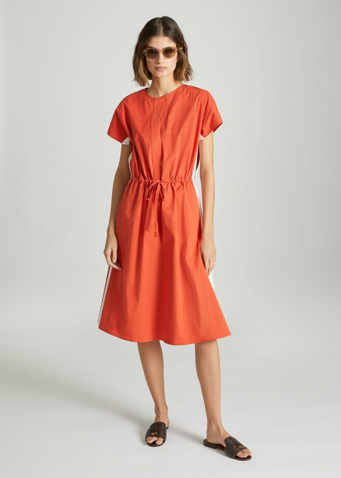 Loro Piana o1srvl11e0424 Dress in Red Size L / US 10 / IT 46 - 2 Thumbnail