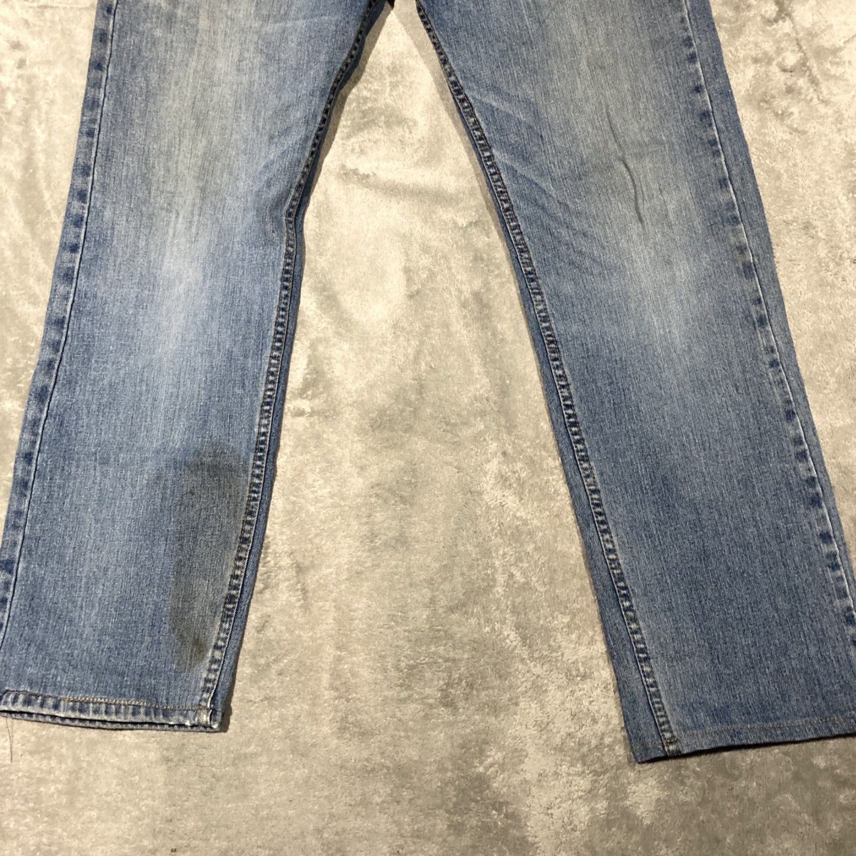 Levi's Levi's 505 Jeans Men 32x32 Blue Denim Regular Fit Straight Leg Vintage No 90s Theme Season Fall Winter Spring 3 Size US 32 / EU 48 - 3 Thumbnail