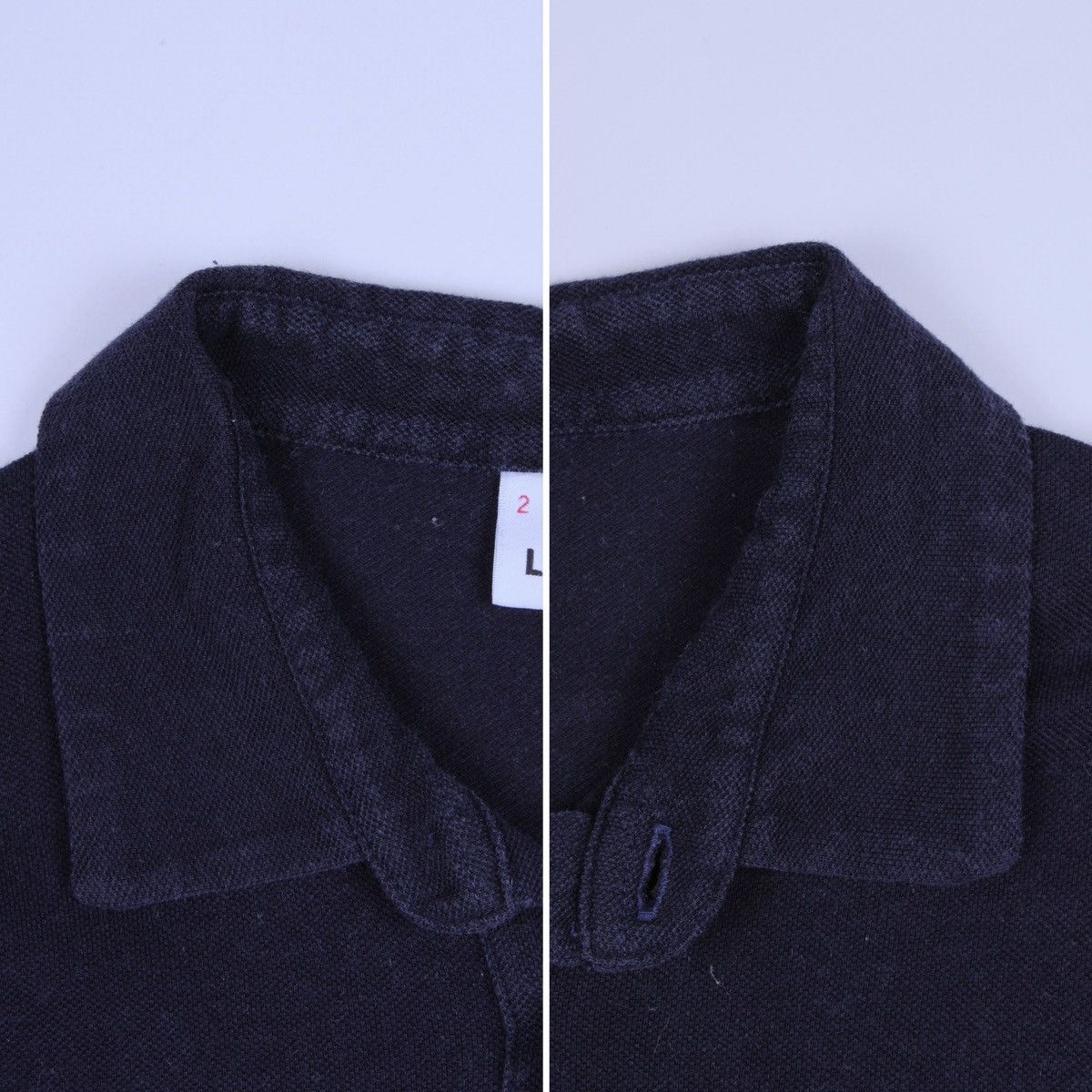 Designer × Lacoste LACOSTE Leather Logo Cotton Silk Wool Blend Polo Shirt Size US S / EU 44-46 / 1 - 17 Thumbnail