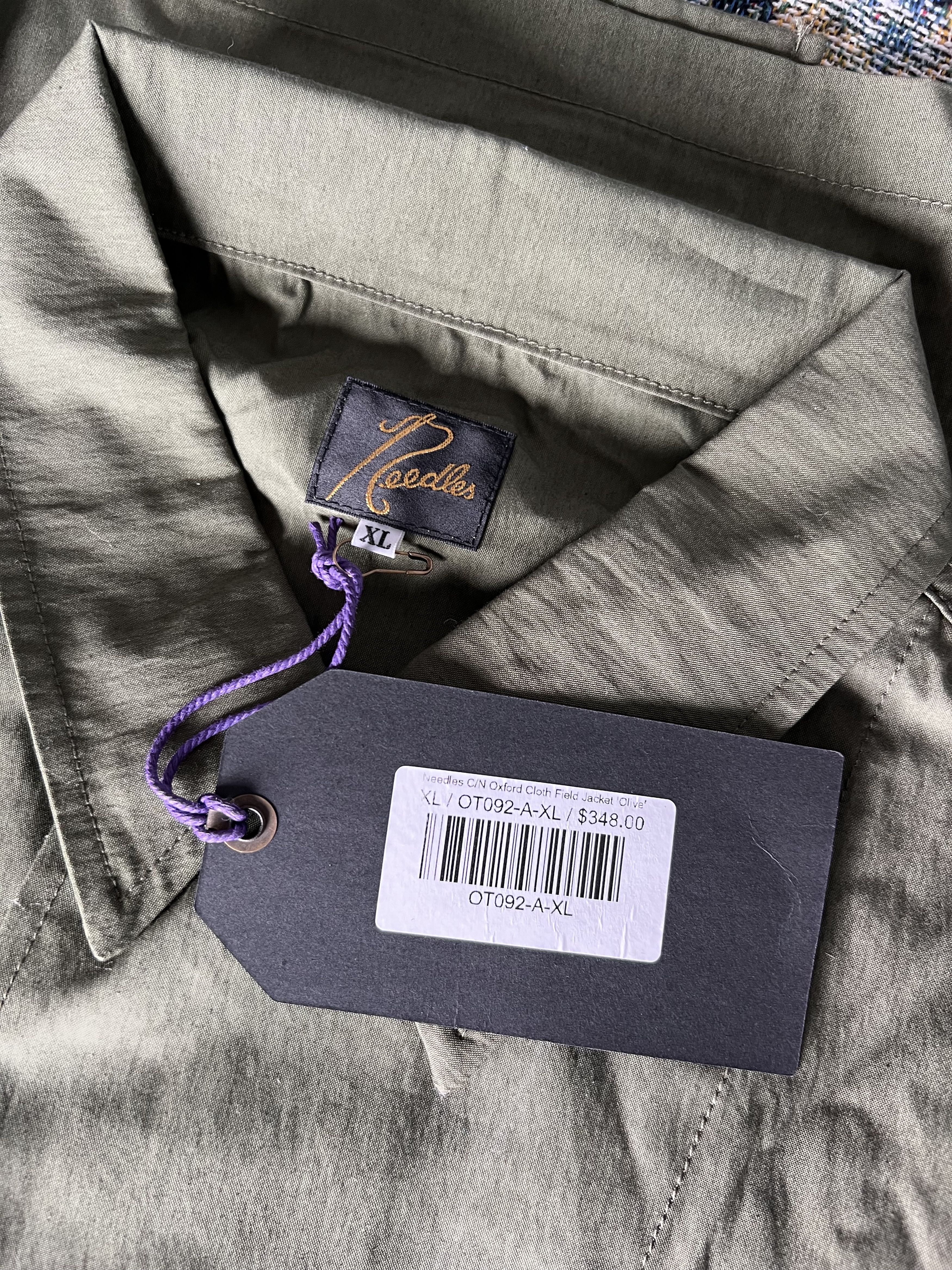 Needles Needles Oxford Cloth Field Jacket in Olive Size US XL / EU 56 / 4 - 7 Thumbnail