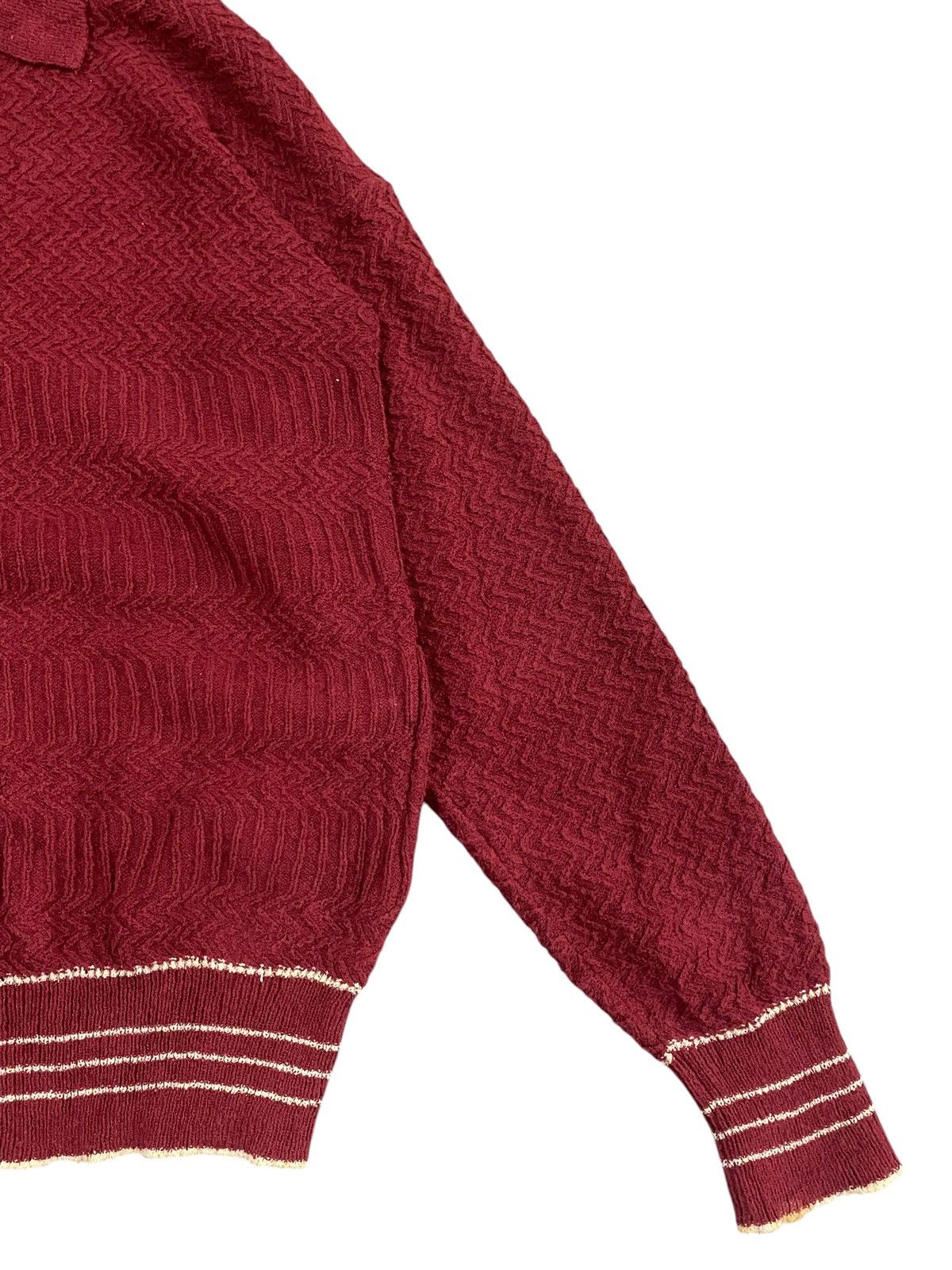 SCABAL Vintage Italian Knit Zip-Up Sweater by Scabal - Made Italy Size US S / EU 44-46 / 1 - 7 Thumbnail