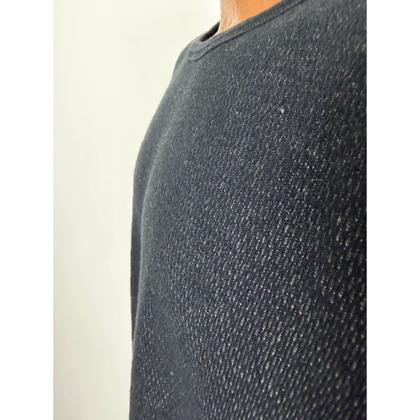 Vintage VINTAGE Prospirit 4XL Waffle-Knit Shirt Men Black Short Sleeve Thermal 90s Boxy Stretchy T-Shirt Size US XXL / EU 58 / 5 - 5 Thumbnail