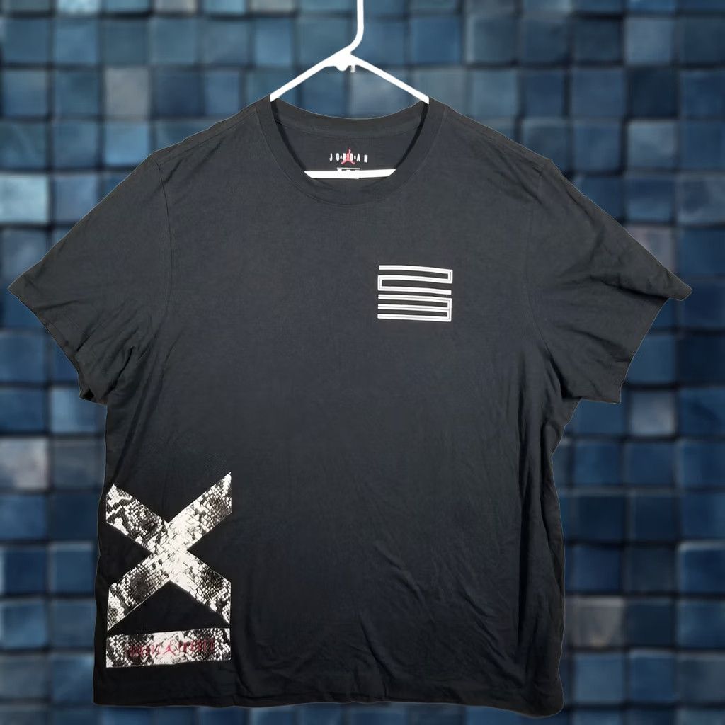 Nike Nike Air Jordan Legacy AJ 11 Retro Snakeskin T-Shirt Black Adult XXL Nike Shirt Men’s 2XL Black Snake Retro Sports T-Shirt Size US XXL / EU 58 / 5 - 1 Thumbnail
