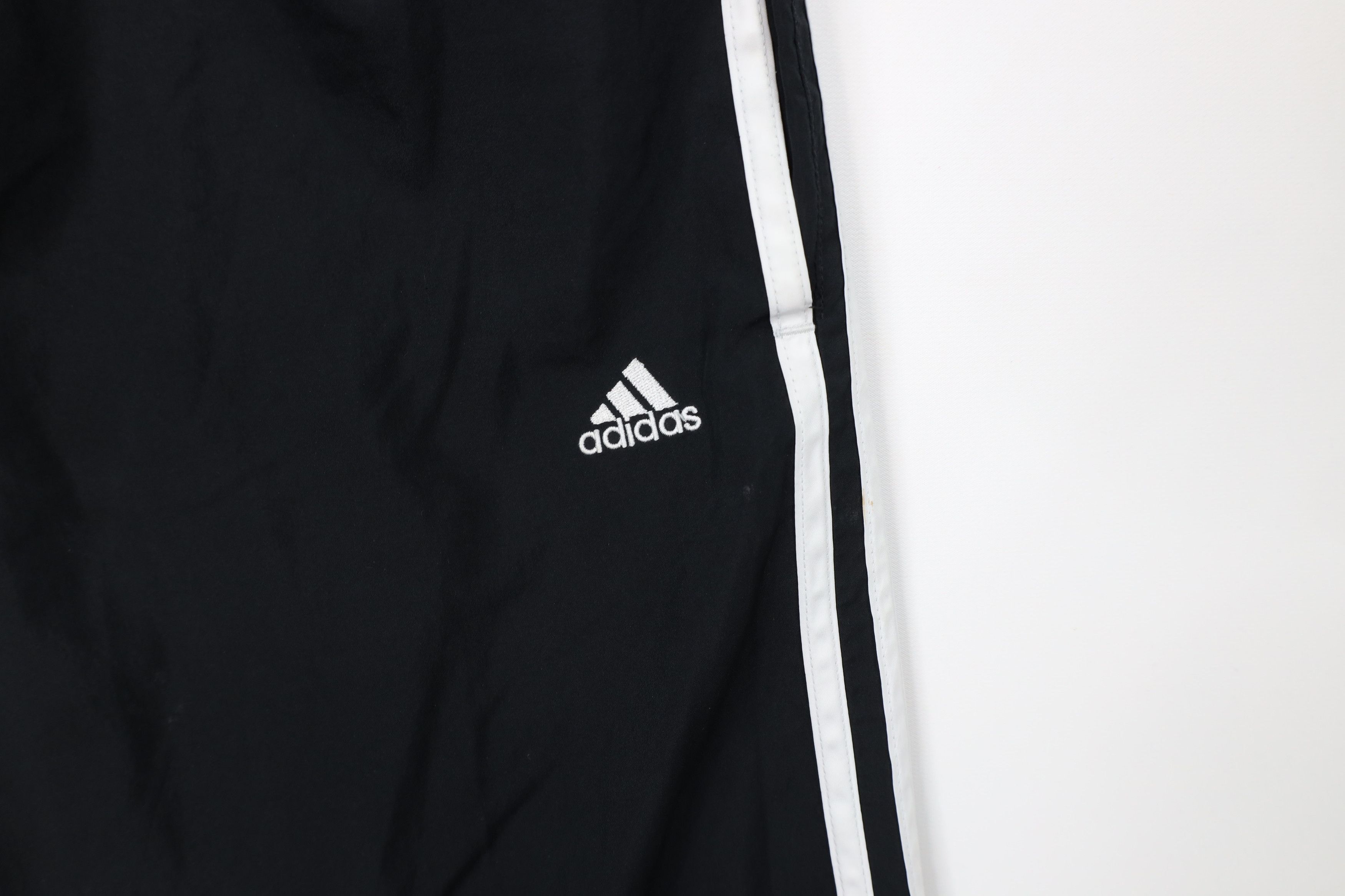 Adidas Vintage Y2K Adidas Spell Out Striped Lined Wide Leg Pants Size US 32 / EU 48 - 8 Thumbnail