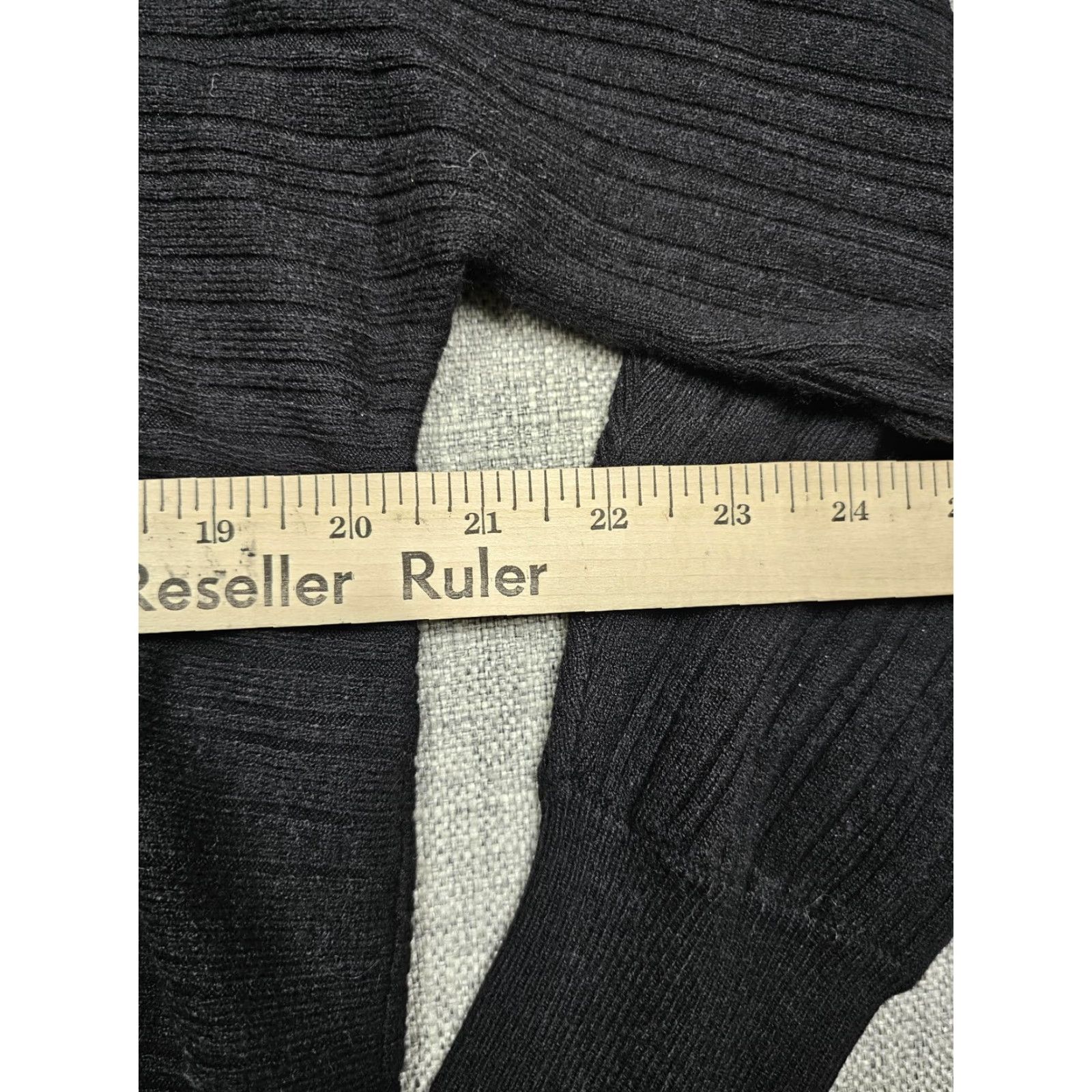 Vintage Chicos Sweater Womens Medium Black Modern Rib Detail Pullover Lightweight Shirt Size M / US 6-8 / IT 42-44 - 7 Thumbnail