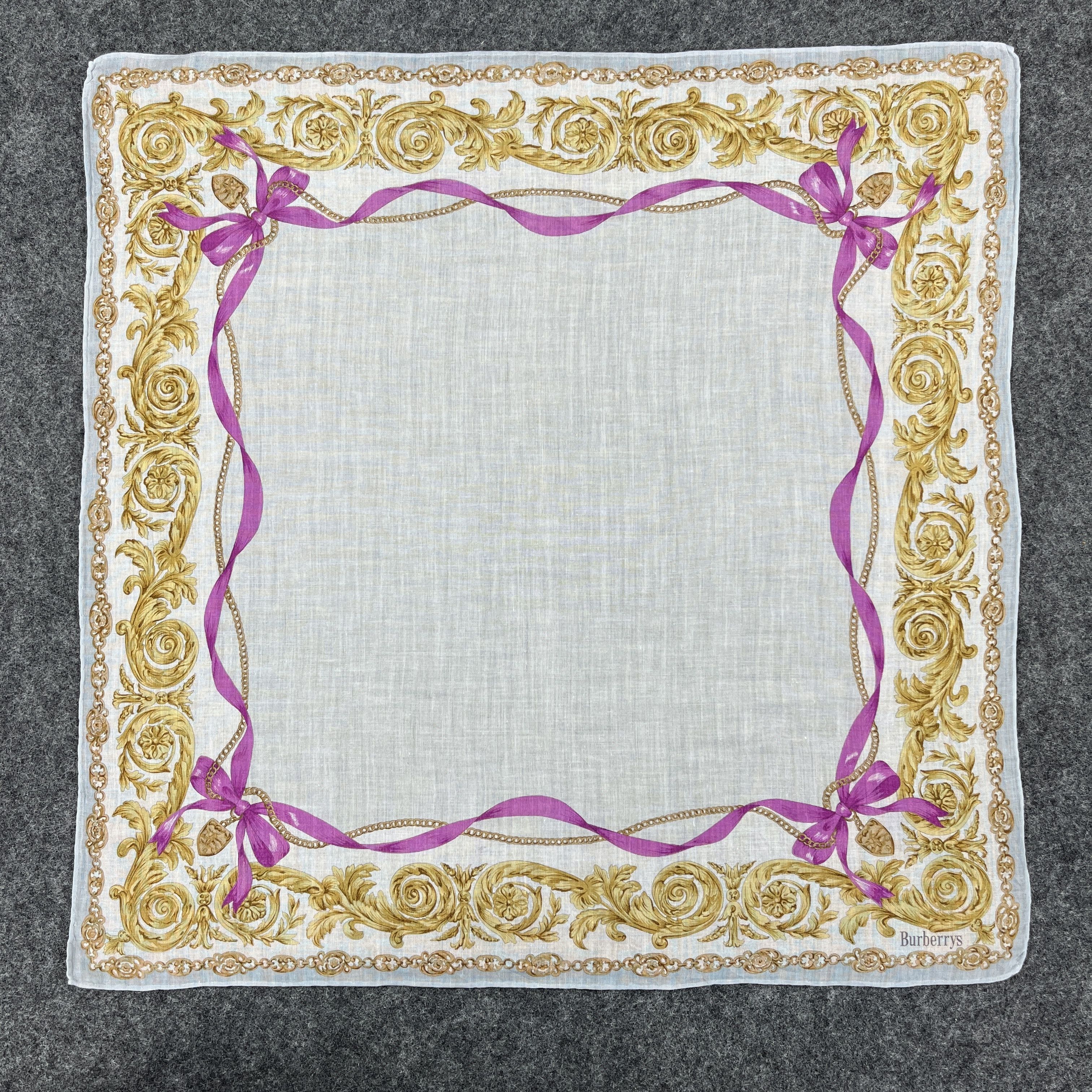 Burberry × Vintage Burberry Handkerchief / Bandana / Neckerchief B226 Size ONE SIZE - 3 Thumbnail