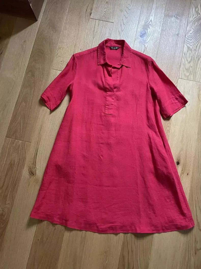 Loro Piana LORO PIANA sizeM Ladies linen dress Size 25" / US 0 / IT 36 - 6 Thumbnail
