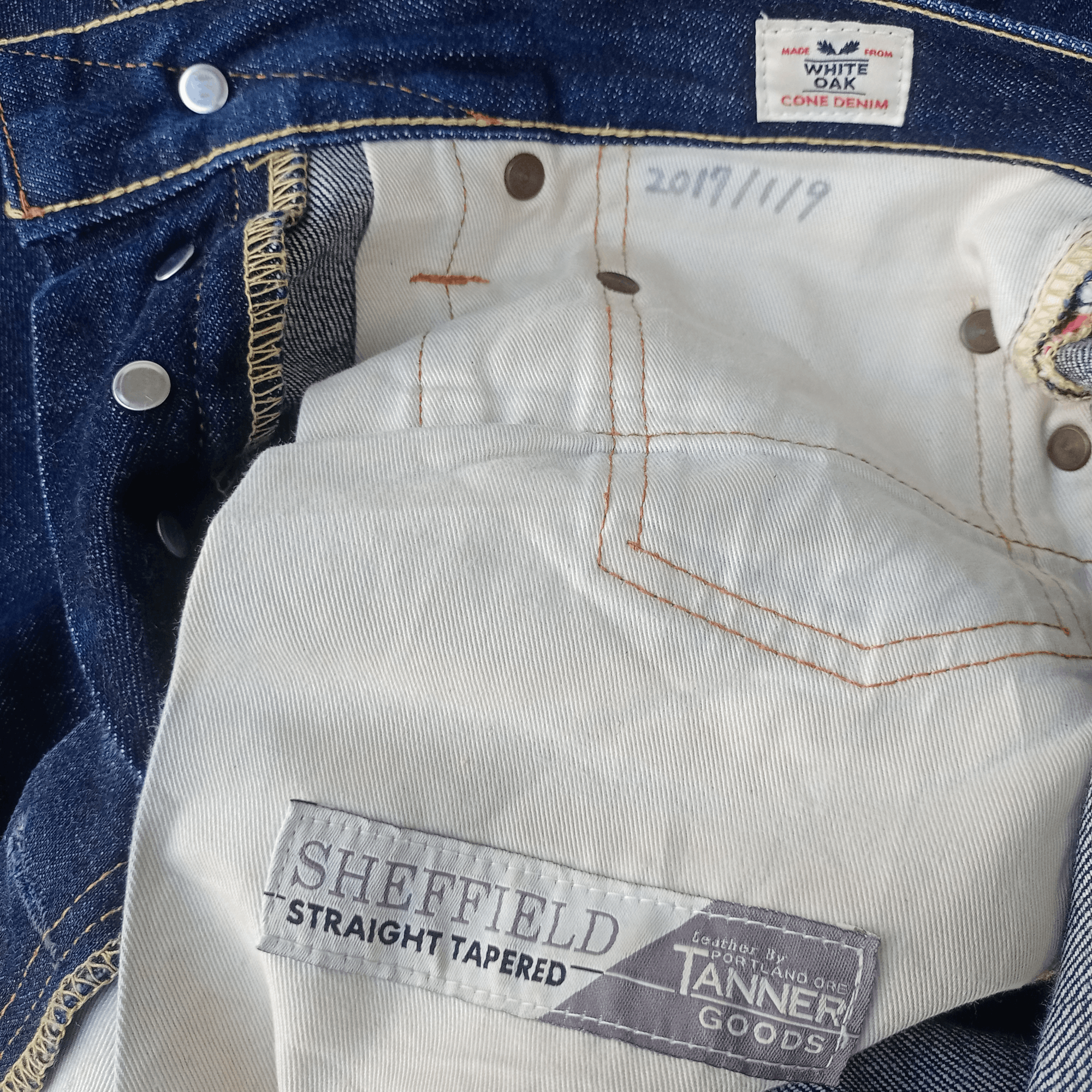 Tellason Vintage USA TELLASON Sheffield Selvedge Loose Jeans Size US 29 - 11 Thumbnail