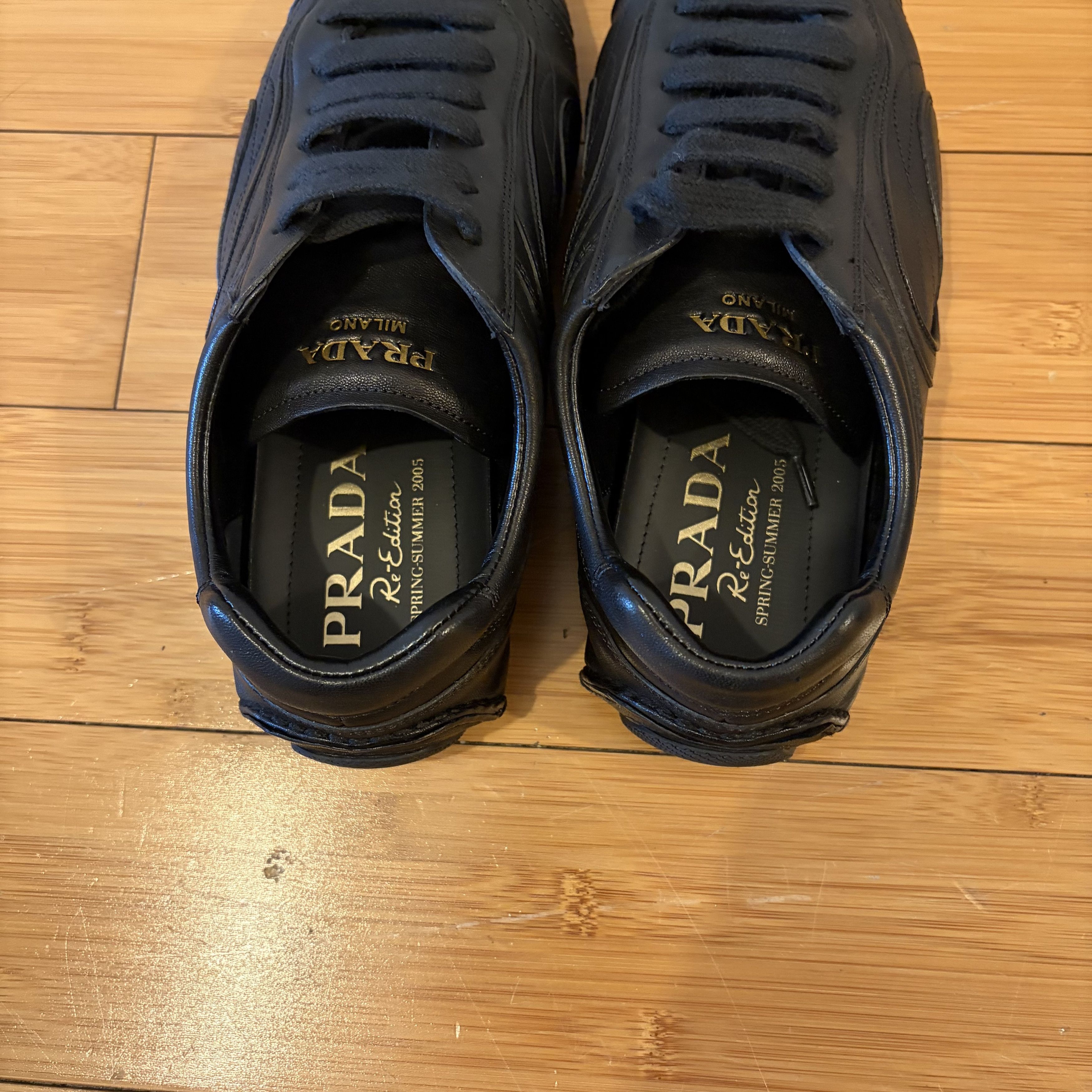 Prada Prada Montecarlo Re-Edition 2005 Nappa Leather Sneakers Size US 7.5 / EU 40-41 - 5 Thumbnail