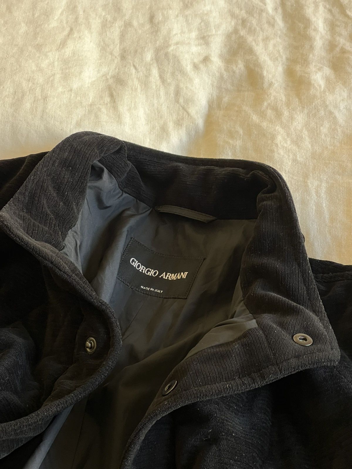 Giorgio Armani Giorgio Armani Black Label Rare Quilted Jacket Made in Italy Size US L / EU 52-54 / 3 - 9 Thumbnail