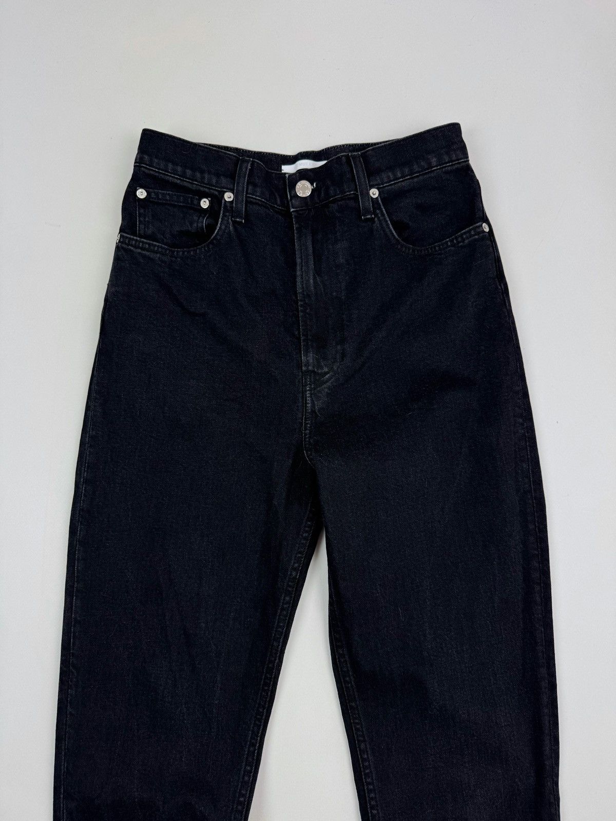 Helmut Lang Helmut Lang High Rise Unisex Black Jeans Pants Size US 31 - 5 Thumbnail