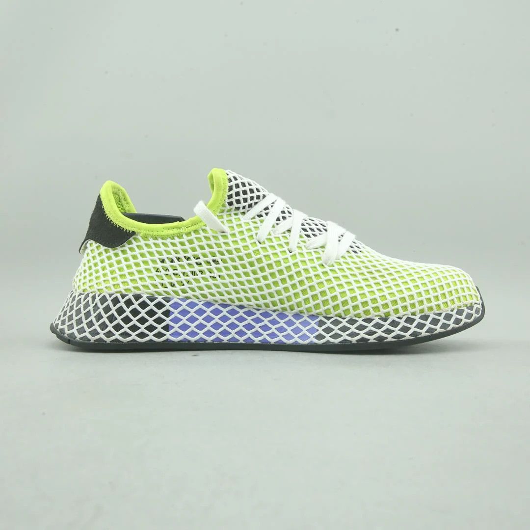 Adidas NEW AUTHENTIC ADIDAS DEERUPT RUNNER "TURBO" MEN'S US 9 Size US 9 / EU 42 - 2 Thumbnail