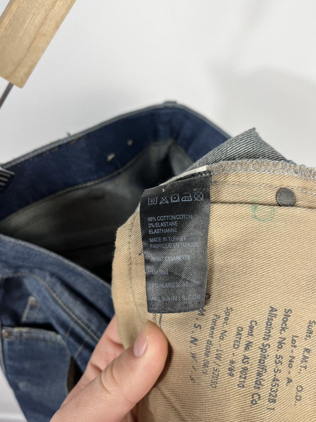 Allsaints AllSaints Slim Fit Blue Stretch Jeans Button Fly S size Size US 30 / EU 46 - 16 Thumbnail