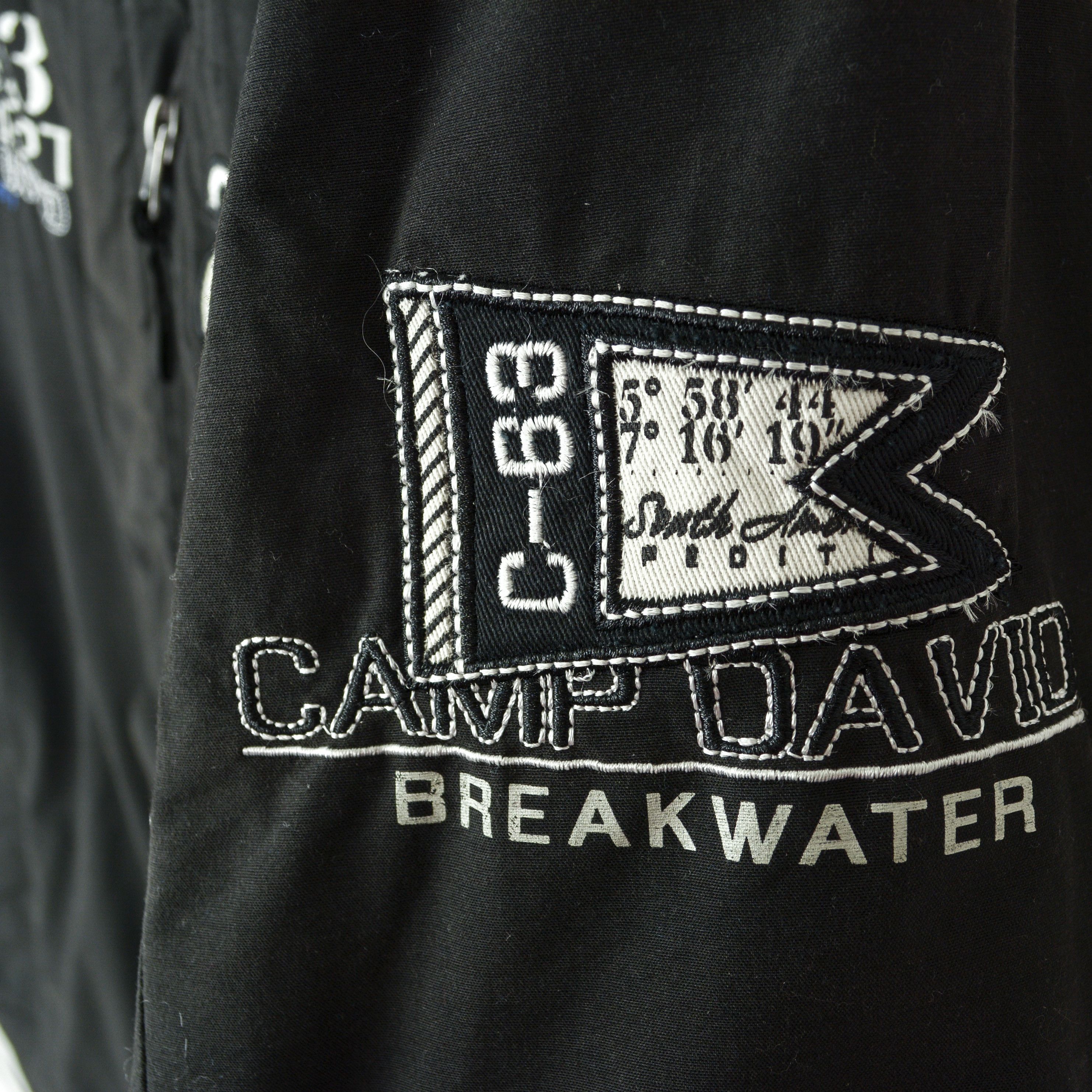 Camp David Original Blue Bomber Jacket M Coat Windbreaker Logo Size US M / EU 48-50 / 2 - 5 Thumbnail