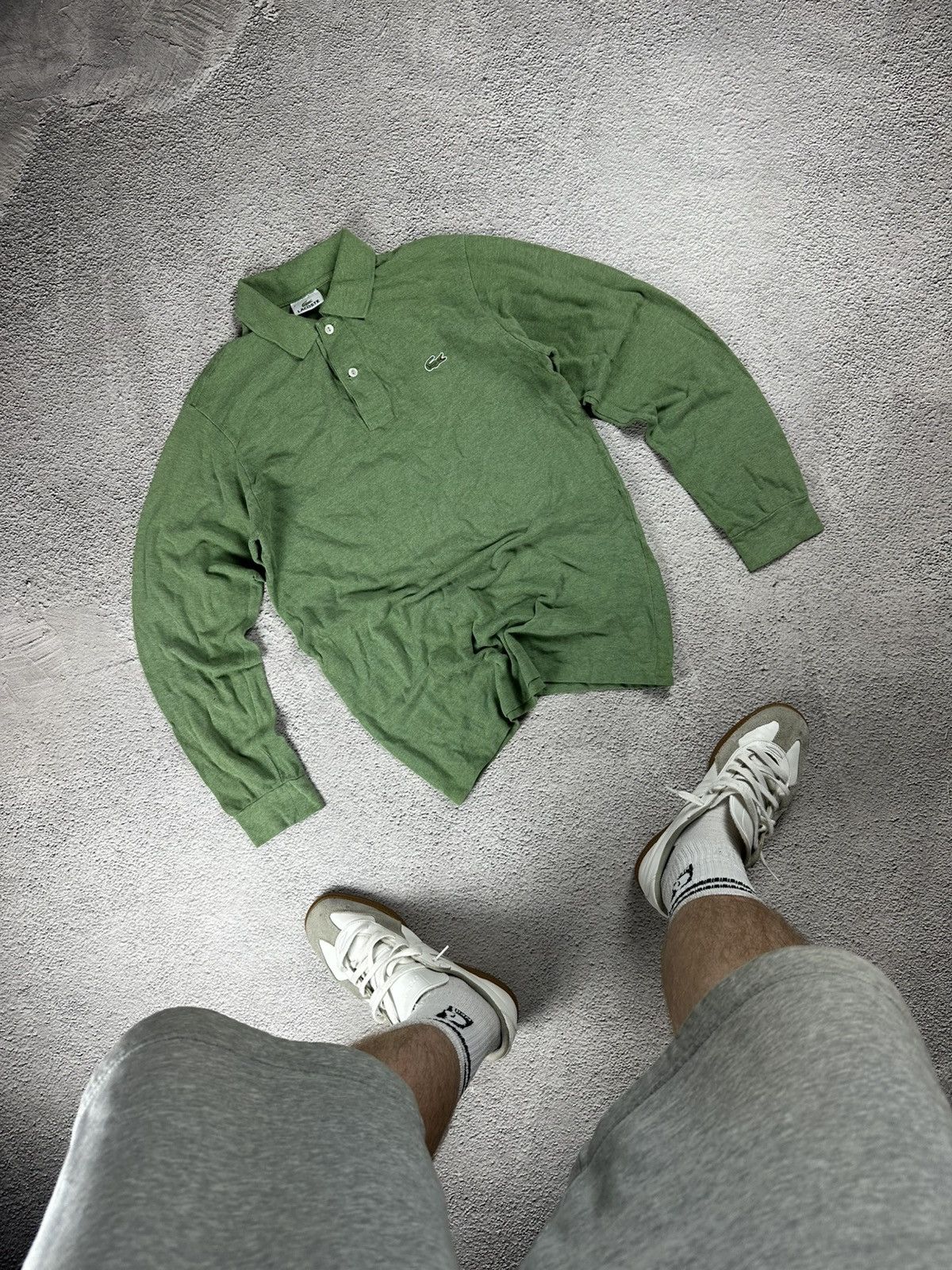 Lacoste Vintage Lacoste Long Sleeve Old Money Style Y2K Size US S / EU 44-46 / 1 - 1 Thumbnail