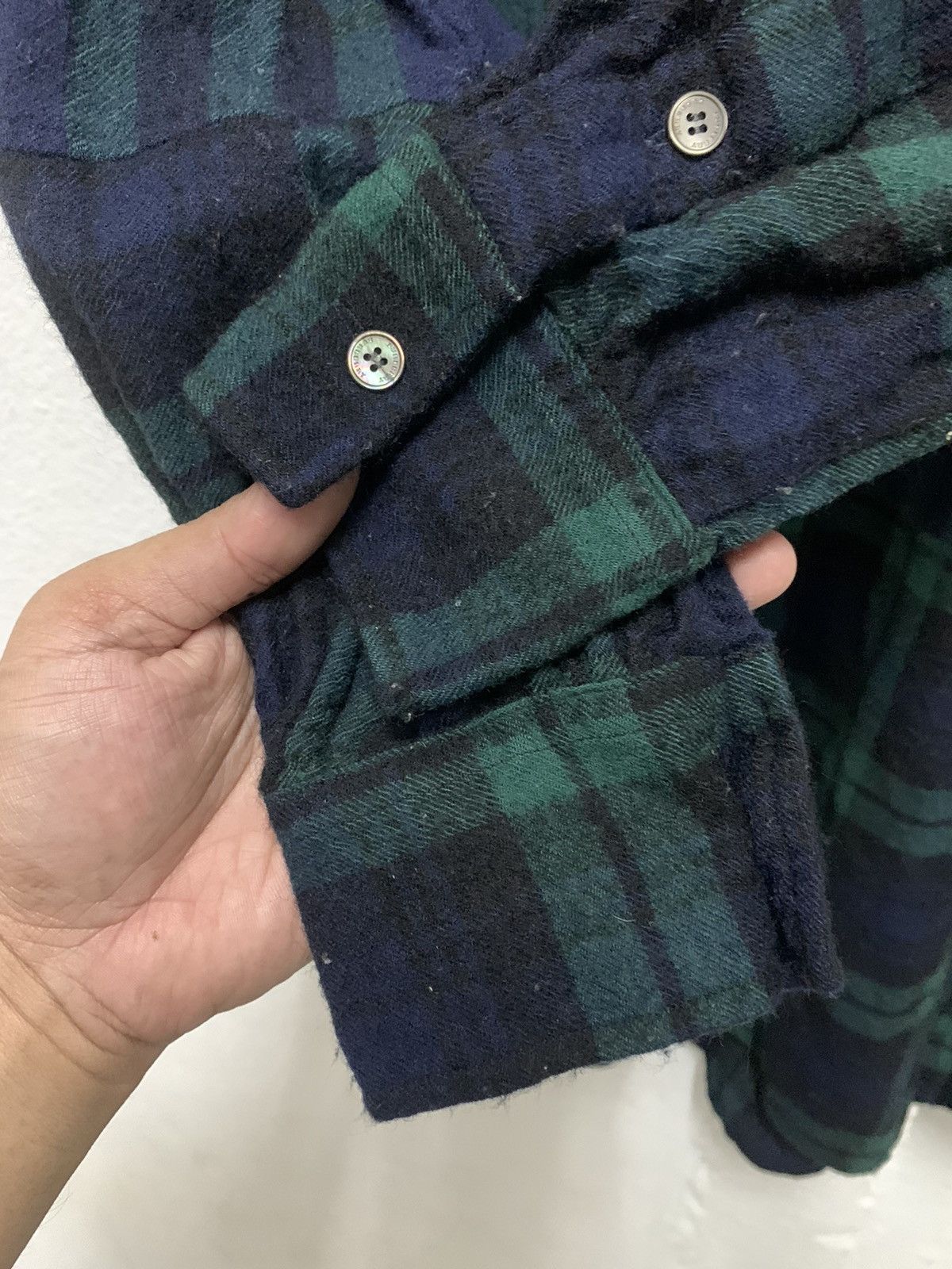 Burberry × Designer Vintage Burberry Dress Wool Size M / US 6-8 / IT 42-44 - 8 Thumbnail