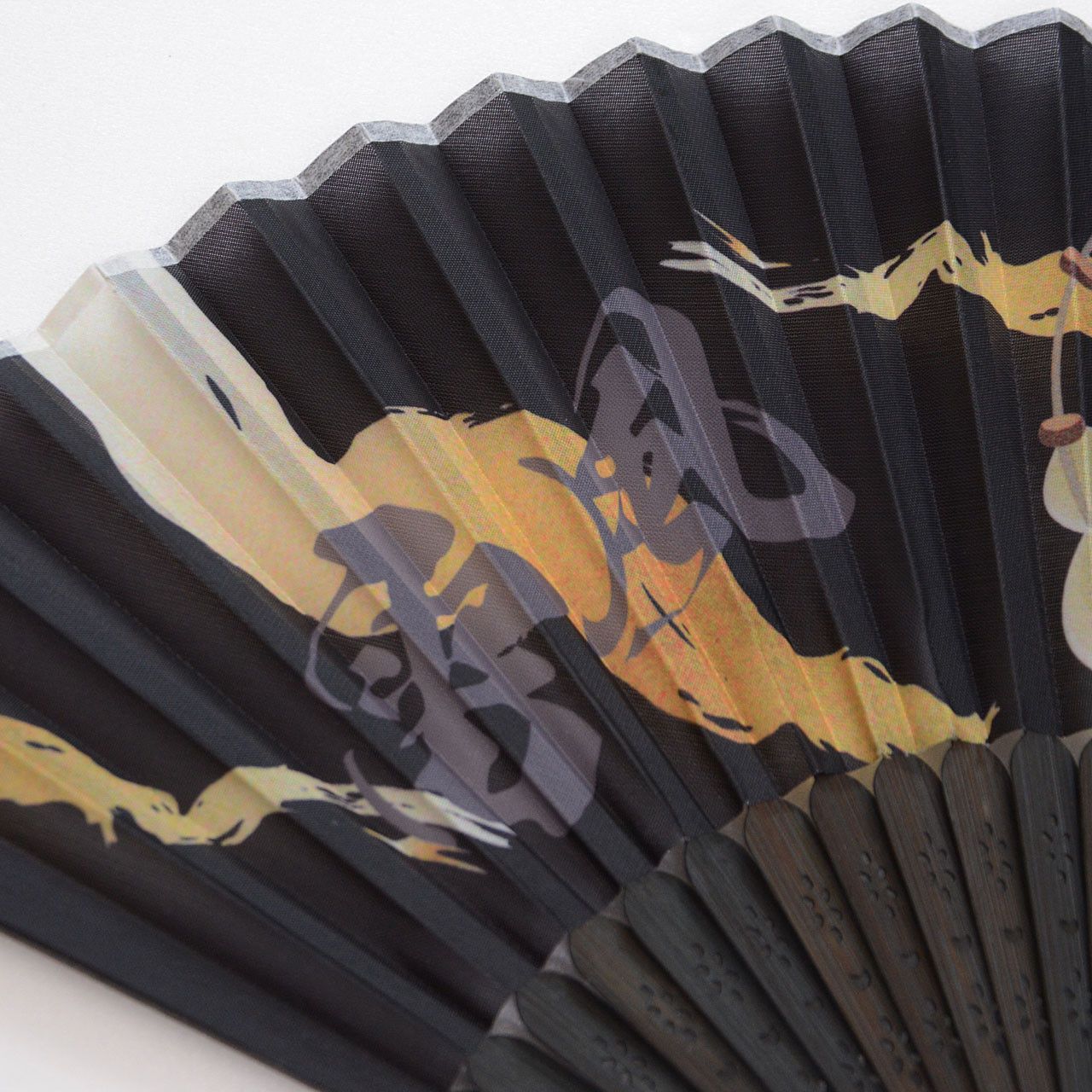 Other Japanese Folding Fan – Sensu with Fujin Raijin Design Size ONE SIZE - 8 Thumbnail