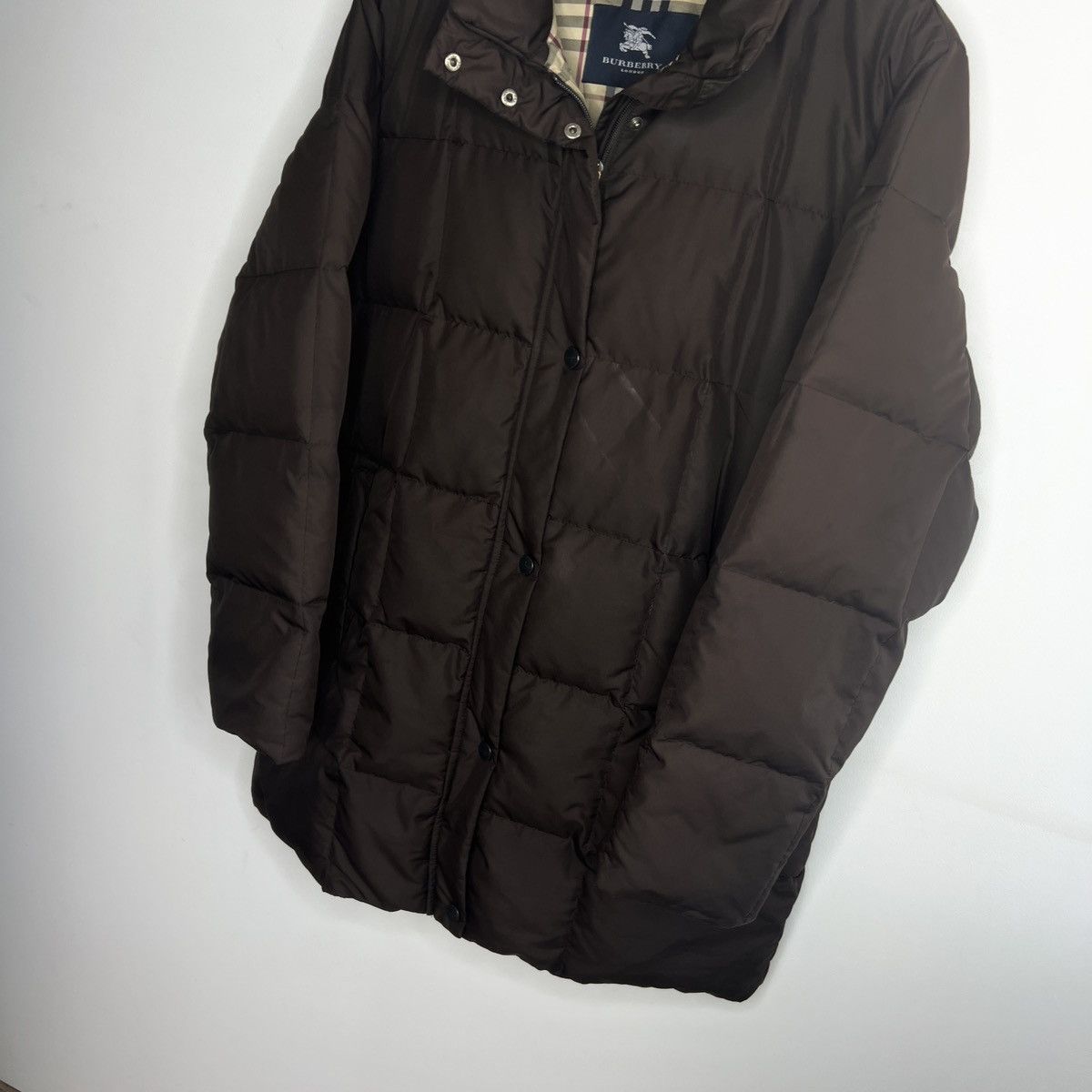 Burberry Burberry Puffer Goose Down Jacket Parka Brown Size US M / EU 48-50 / 2 - 2 Thumbnail