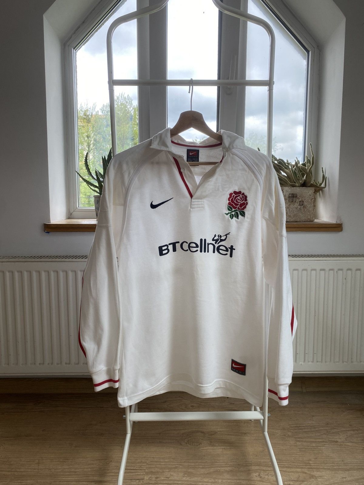 Nike × Vintage VINTAGE NIKE ENGLAND RUGBY UNION 1999/2000 HOME JERSEY Size US S / EU 44-46 / 1 - 1 Thumbnail