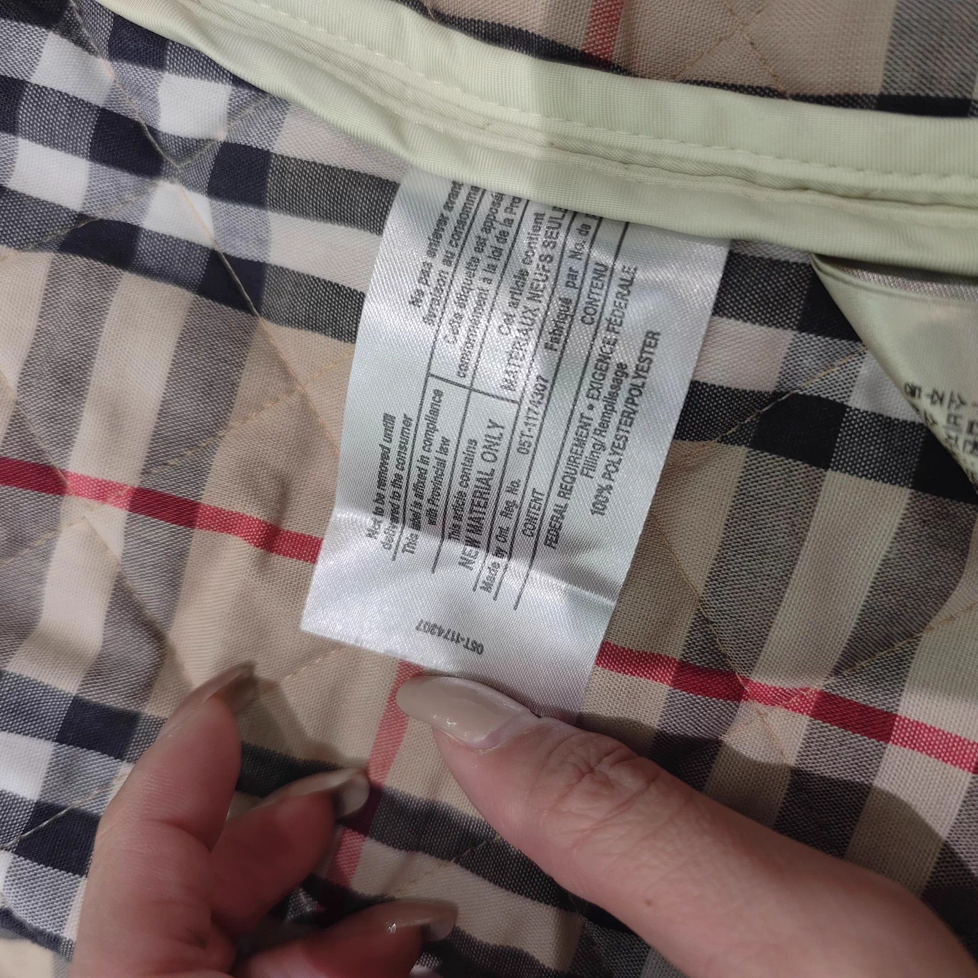 Burberry Burberry 99 New Cream Cotton Jacket Size XS / US 0-2 / IT 36-38 - 8 Thumbnail