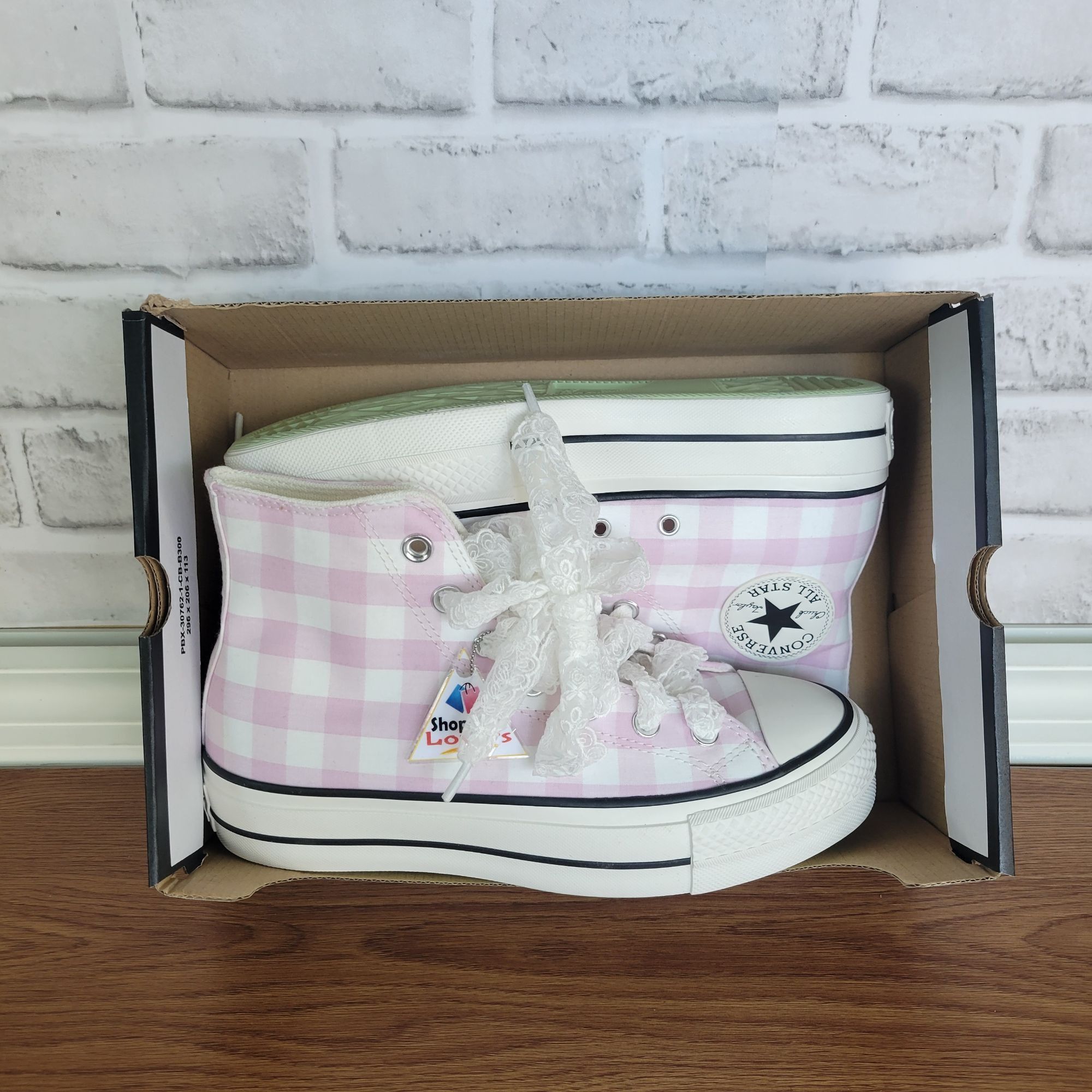 Converse Converse Chuck Taylor Lift Platform Gingham 7.5 Women Shoes Size US 7.5 / IT 37.5 - 7 Thumbnail