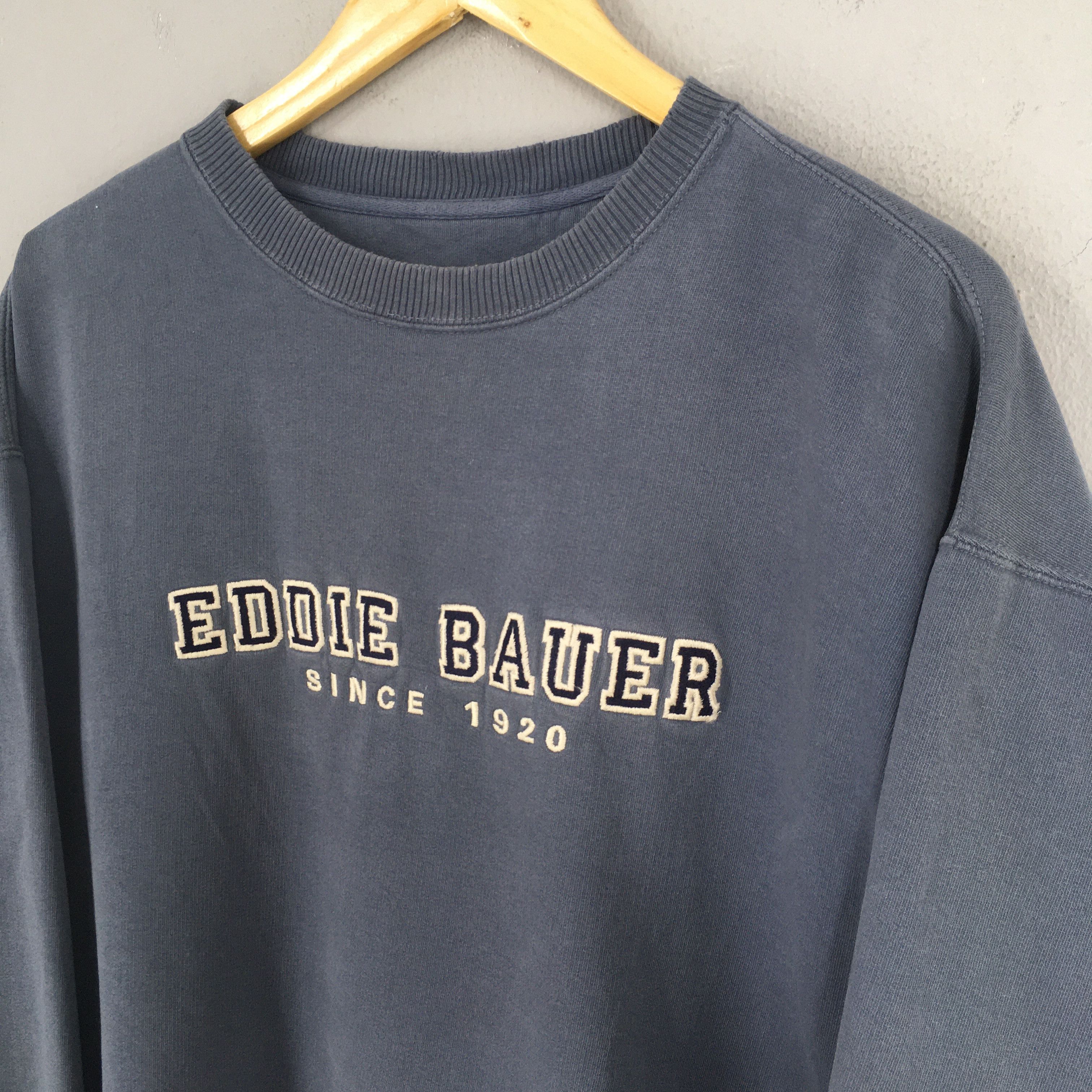 Eddie Bauer Vintage 90s Eddie Bauer Outdoor Sweatshirt Large Size US L / EU 52-54 / 3 - 3 Thumbnail