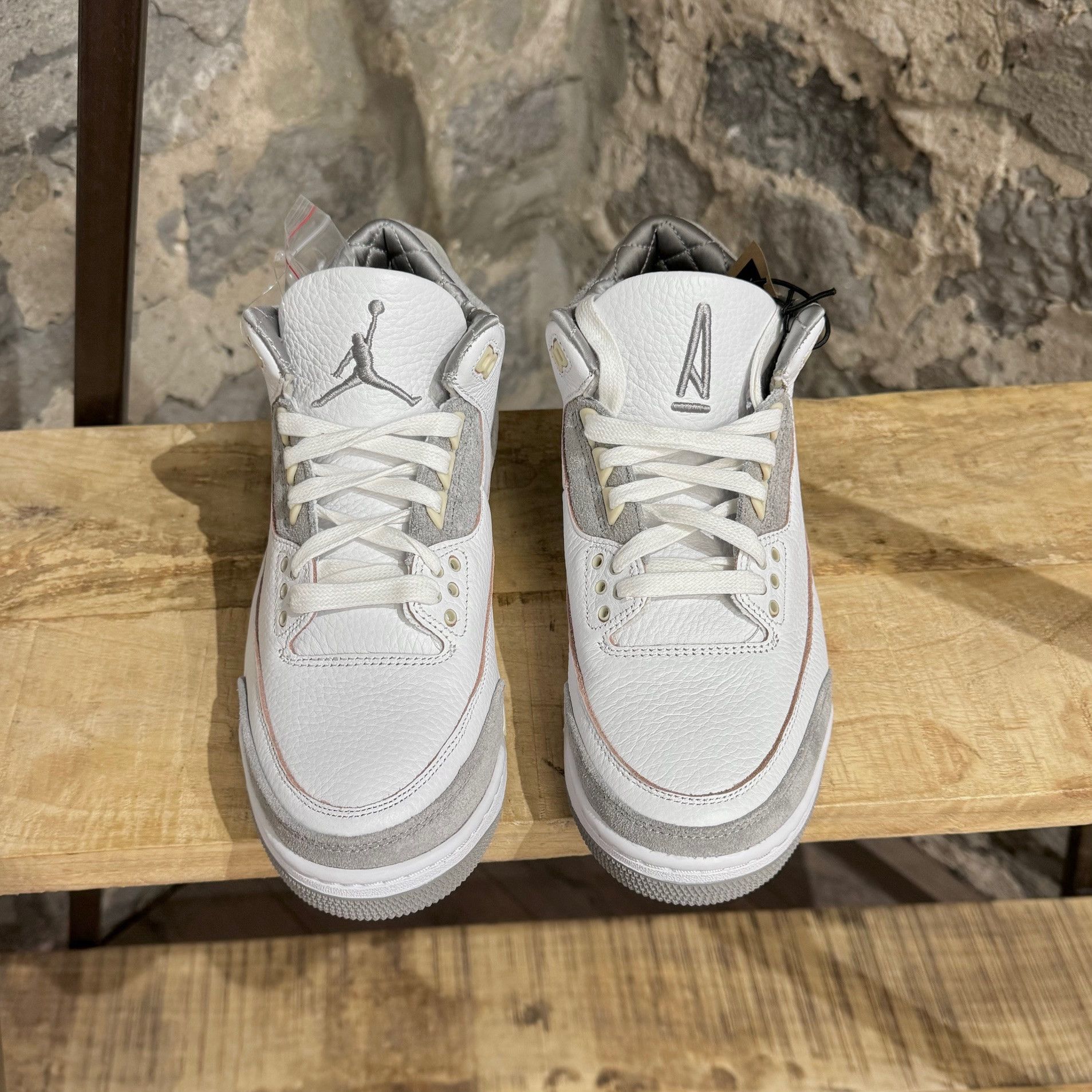 Nike Nike Air Jordan 3 Retro SP White Grey Sneakers Size US 9 / IT 39 - 2 Thumbnail