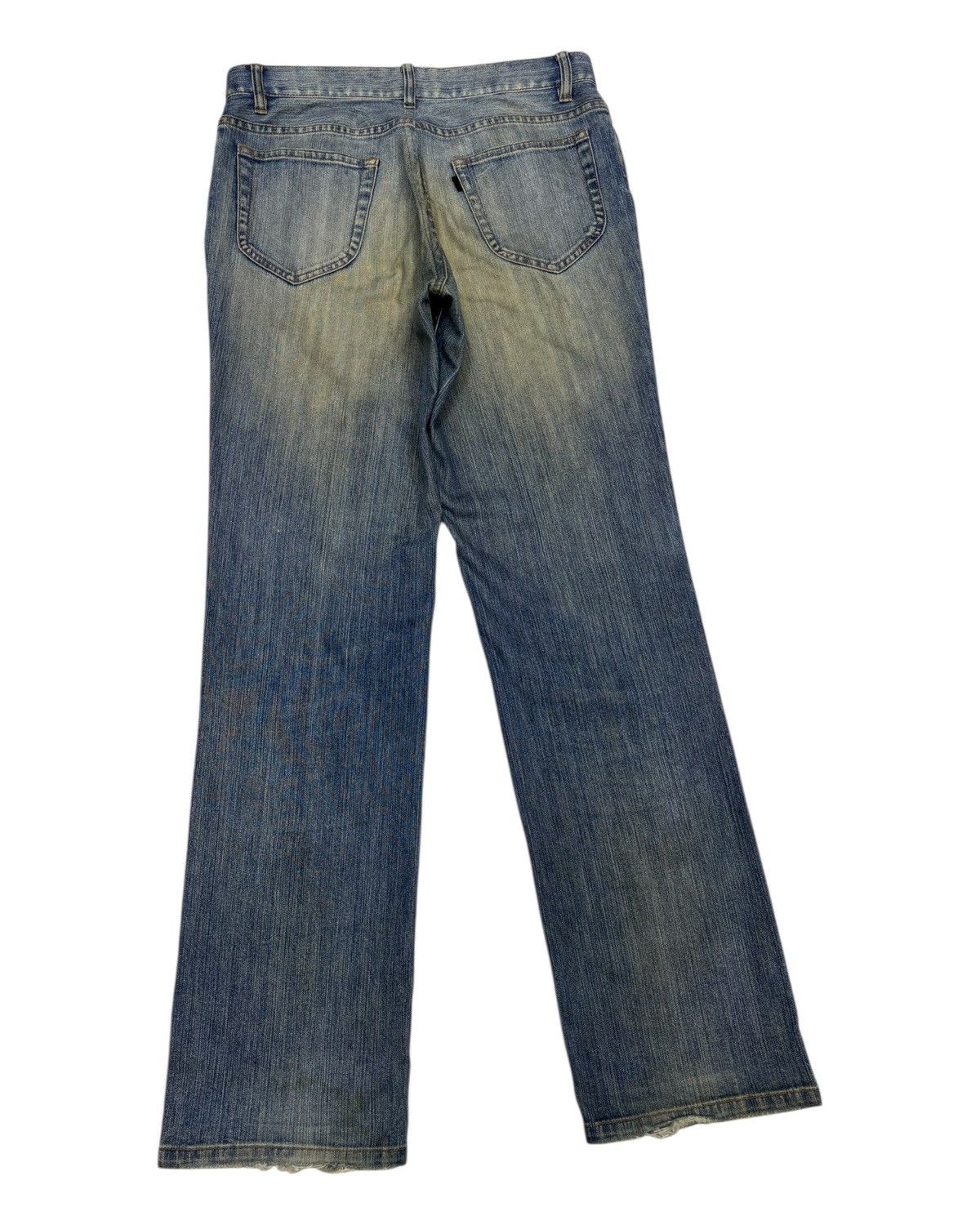 Yohji Yamamoto 🔥D’URBAN RUSTY DENIM MUD WASH LOOSE FIT JEANS Size US 32 / EU 48 - 6 Thumbnail