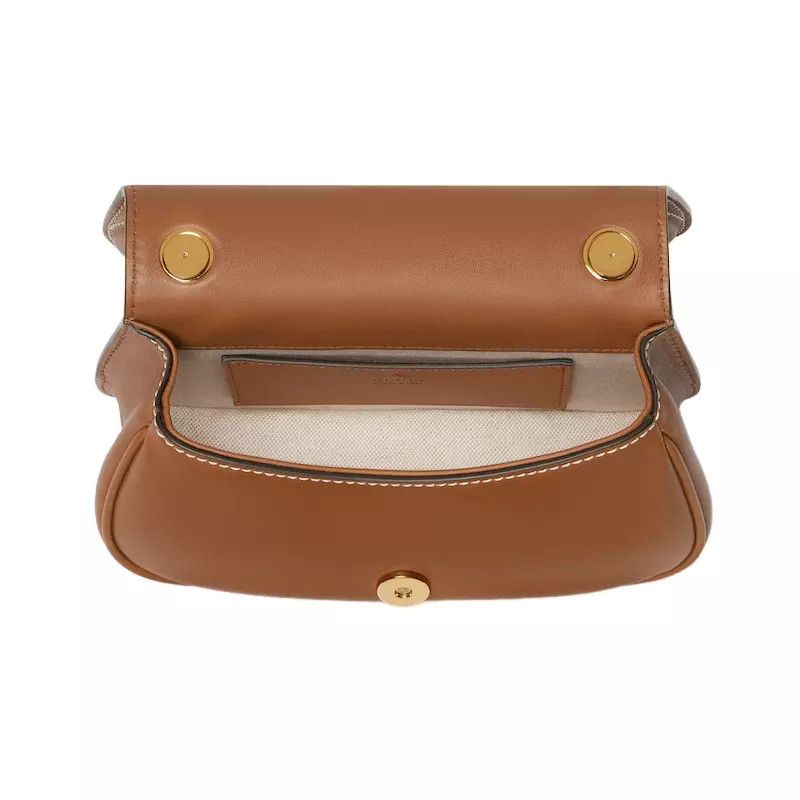 Gucci GUCCI Blondie Small Brown Leather Shoulder Bag Auth Size ONE SIZE - 5 Thumbnail