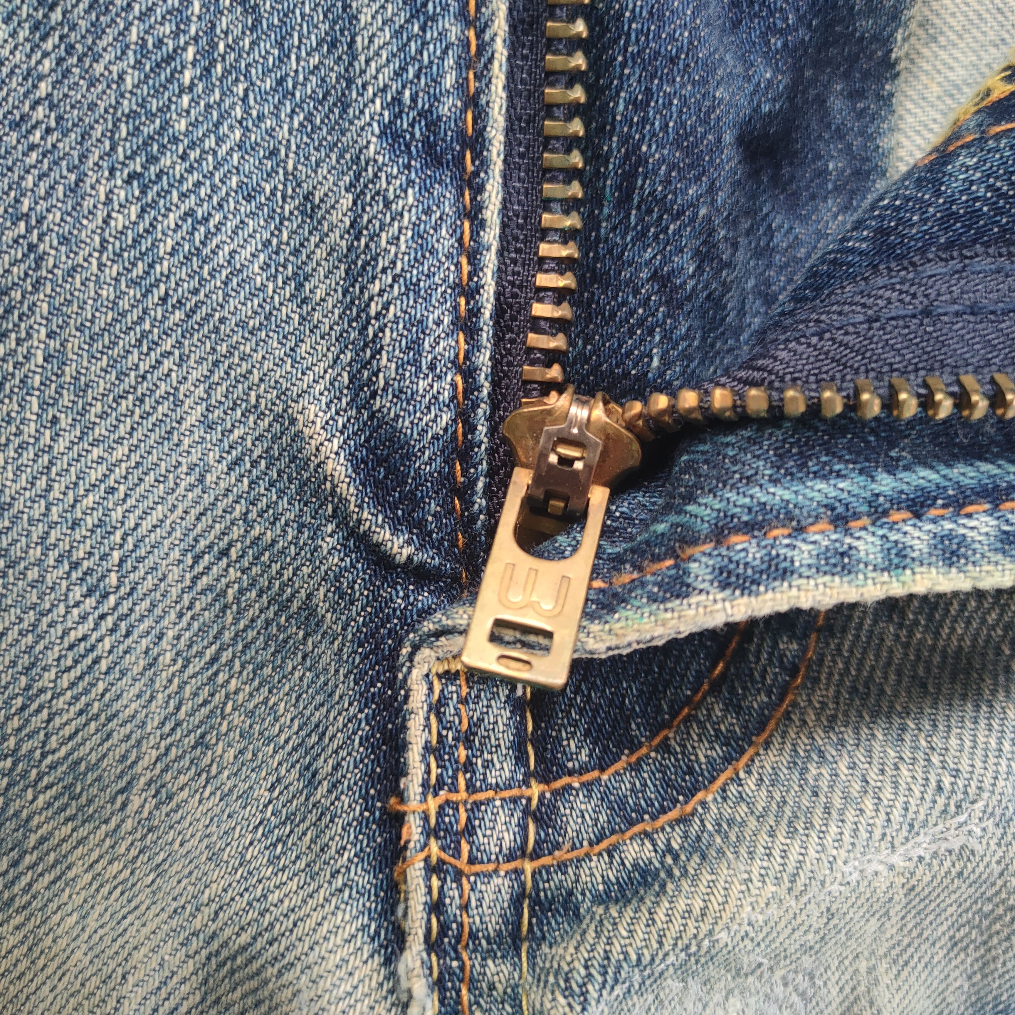 Japanese Brand # VINTAGE JAPANESE REGULAR SLIM FADED DENIM JEAN PANTS Size US 37 - 8 Thumbnail