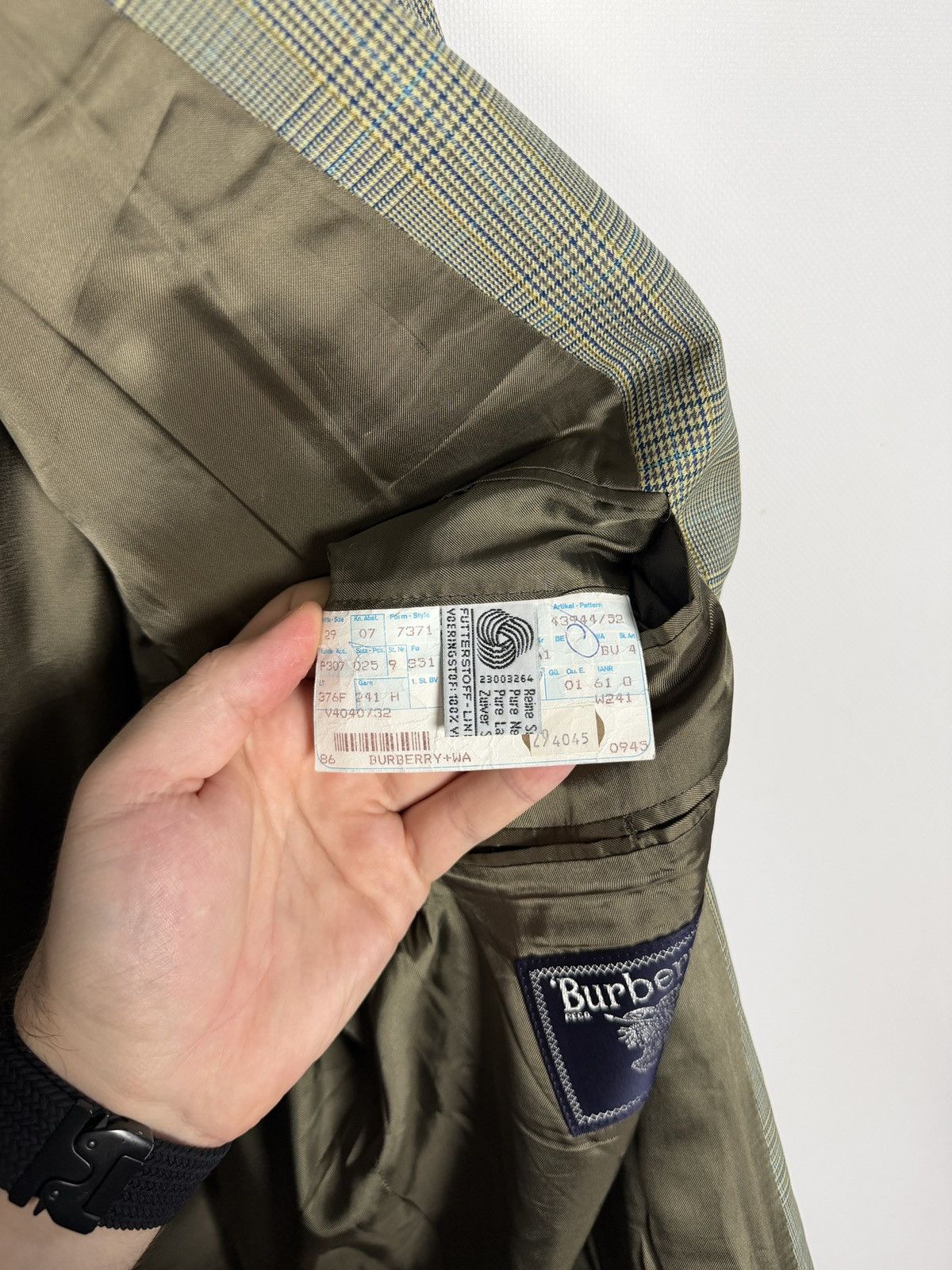 Burberry Burberry Vintage Blazer Jacket Wool Made in Germany Size 29 Size 36S - 9 Thumbnail