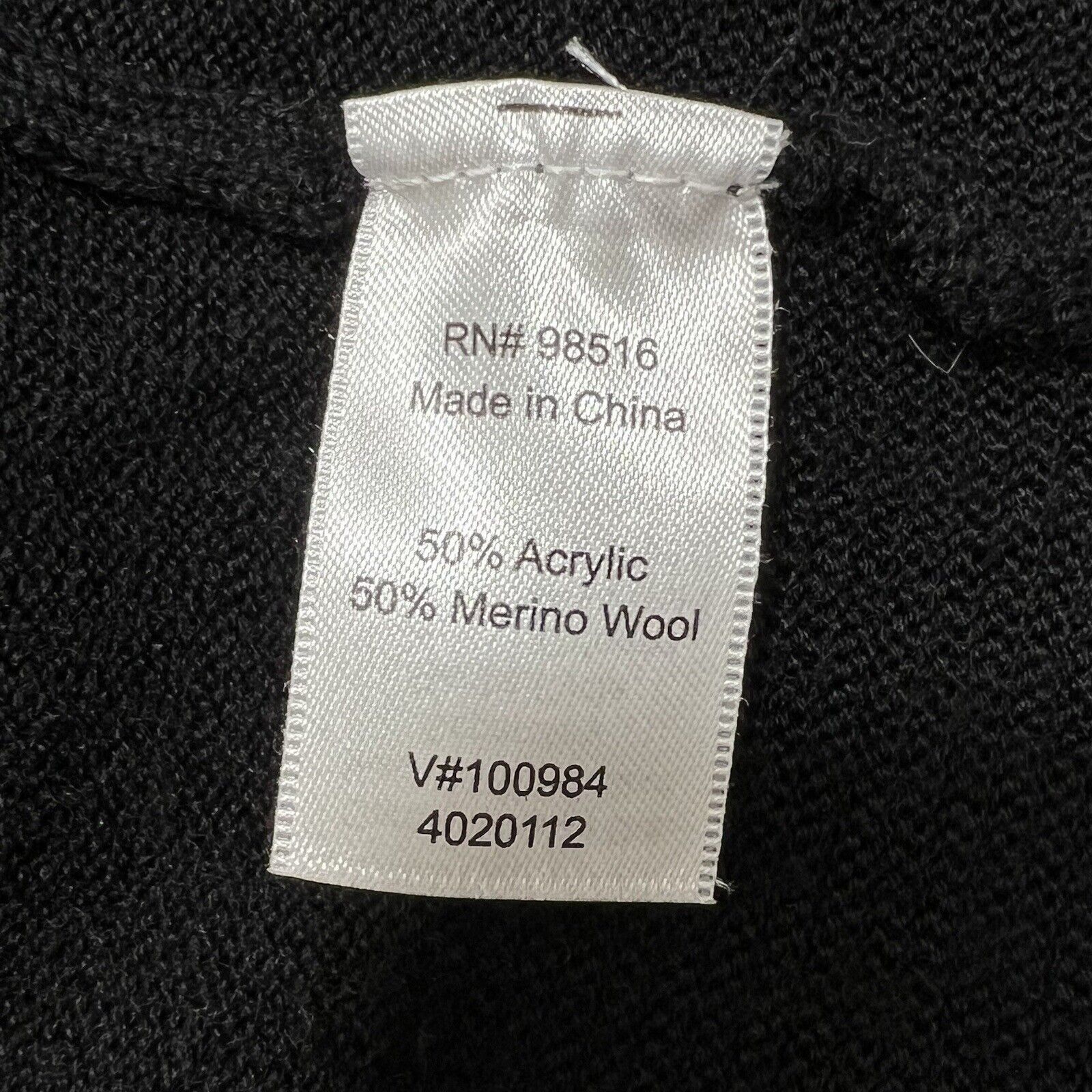 Coldwater Creek Coldwater Creek Wool Blend Black Cardigan Sweater Size XS / US 0-2 / IT 36-38 - 4 Thumbnail