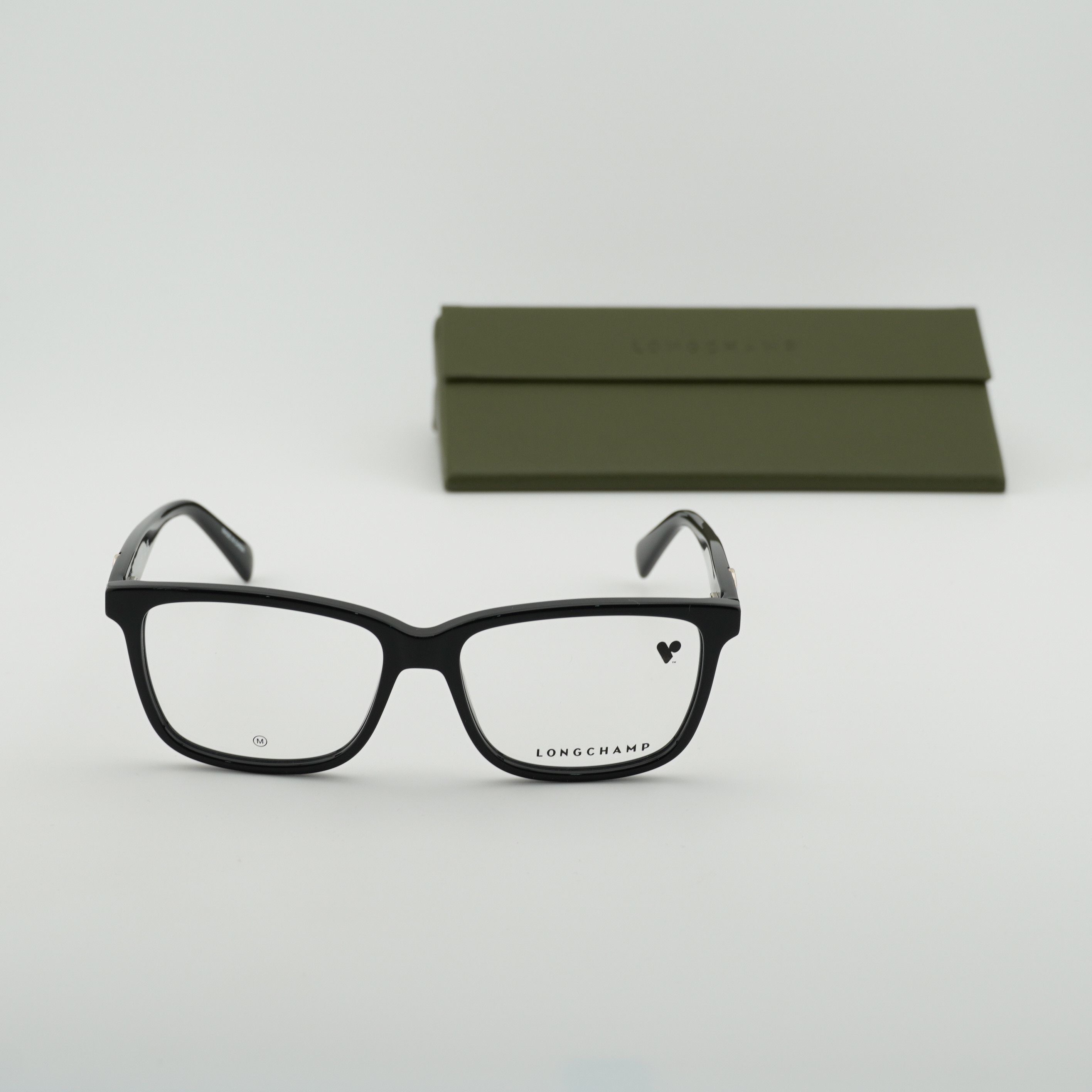 Longchamp Longchamp LO2716 001 Eyeglasses Black 54mm Rectangle Frame Size ONE SIZE - 6 Thumbnail