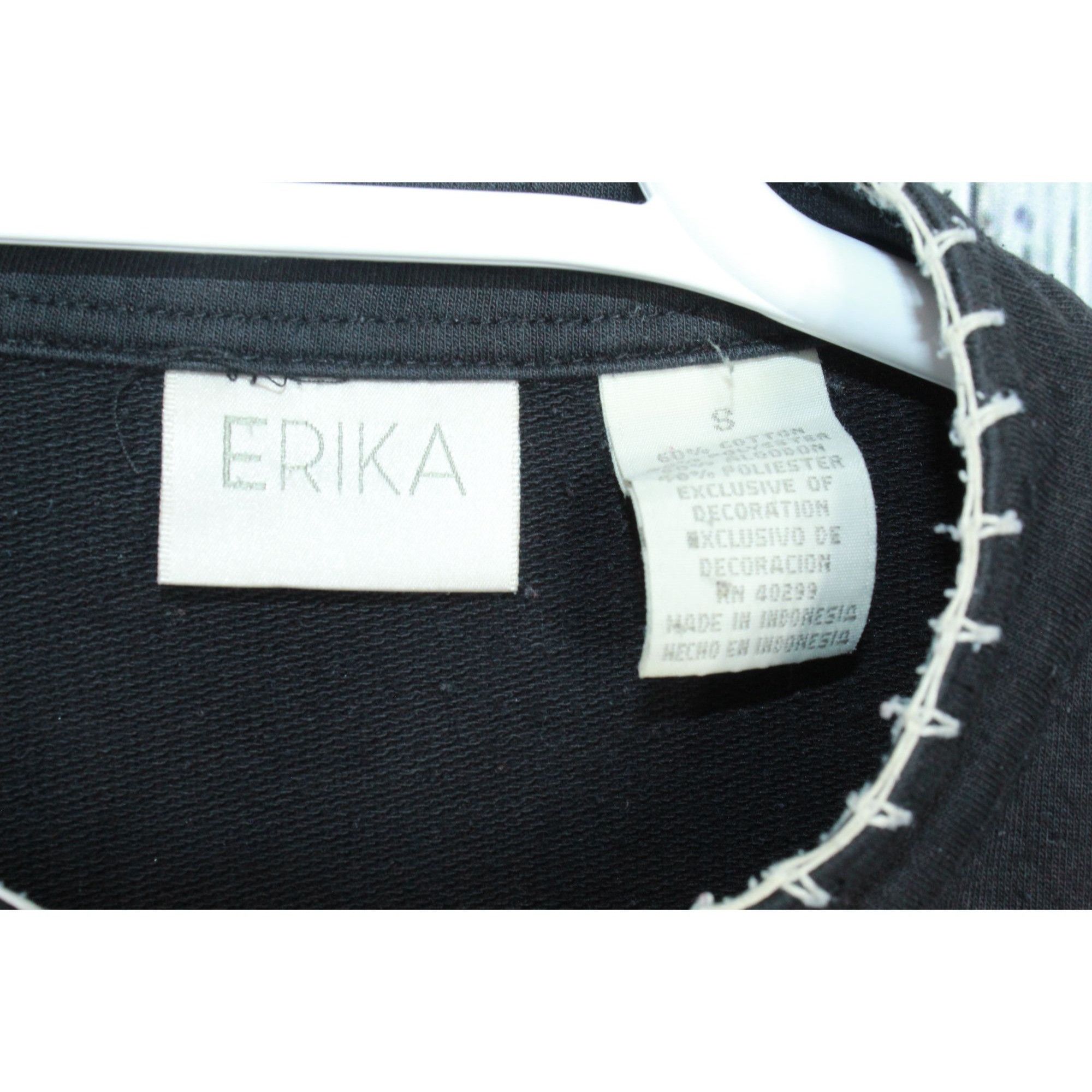 Other Erika Black Floral Embroidered Long Sleeve Jacket Size M / US 6-8 / IT 42-44 - 3 Thumbnail