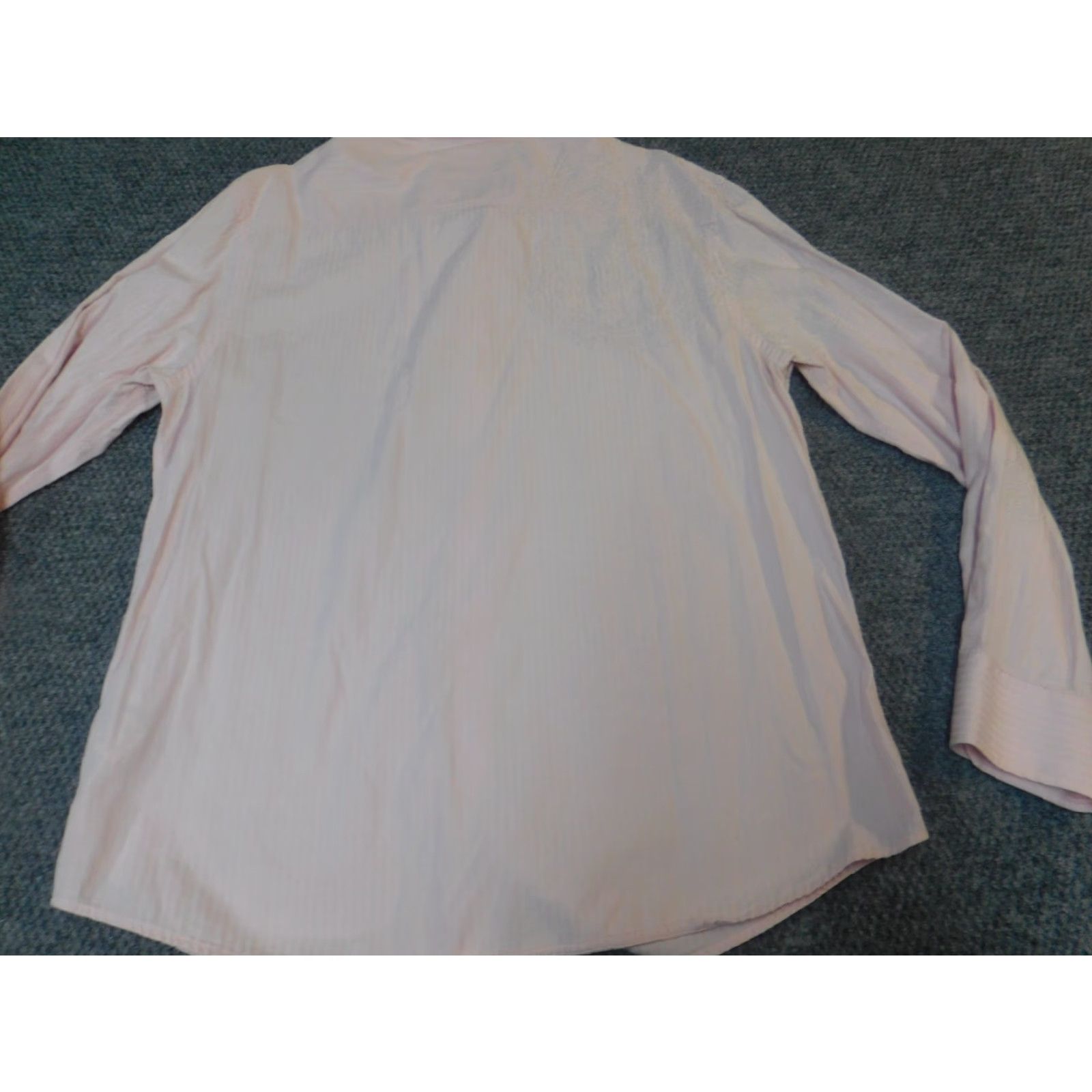 Marcs Marc Ecko Shirt Mens Button-Up XL Pink Casual Knit Cotton Long Sleeve Striped Collared Button-Down Western Size US XL / EU 56 / 4 - 7 Thumbnail