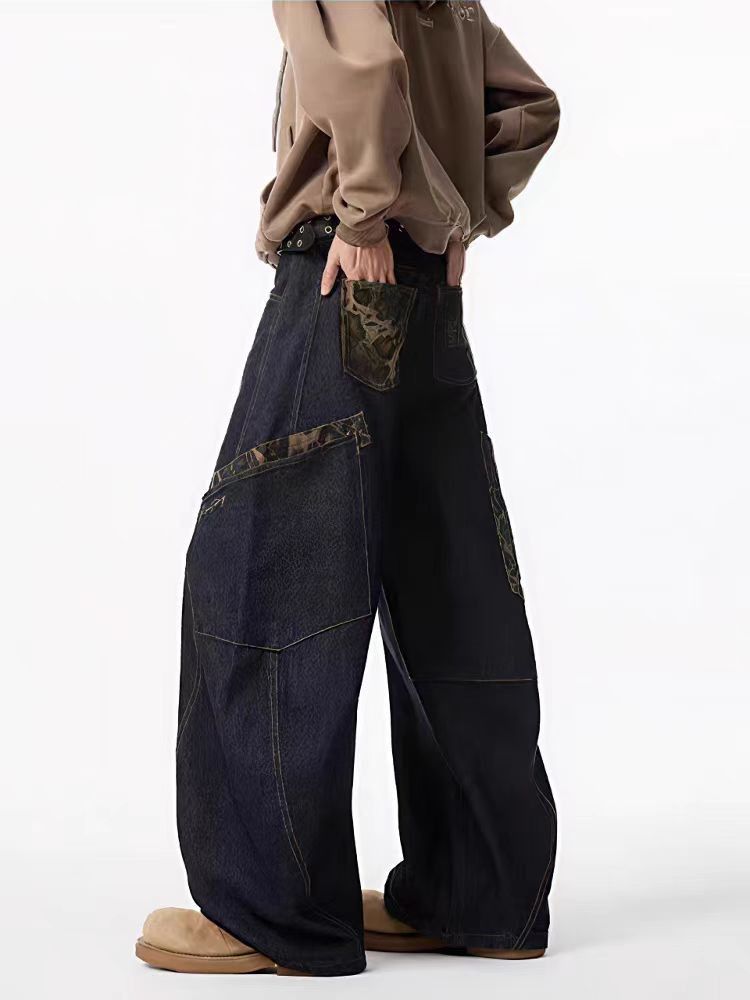 Japanese Brand × Vintage Leopard print loose wide-leg scimitar jeans Size US 32 / EU 48 - 7 Thumbnail