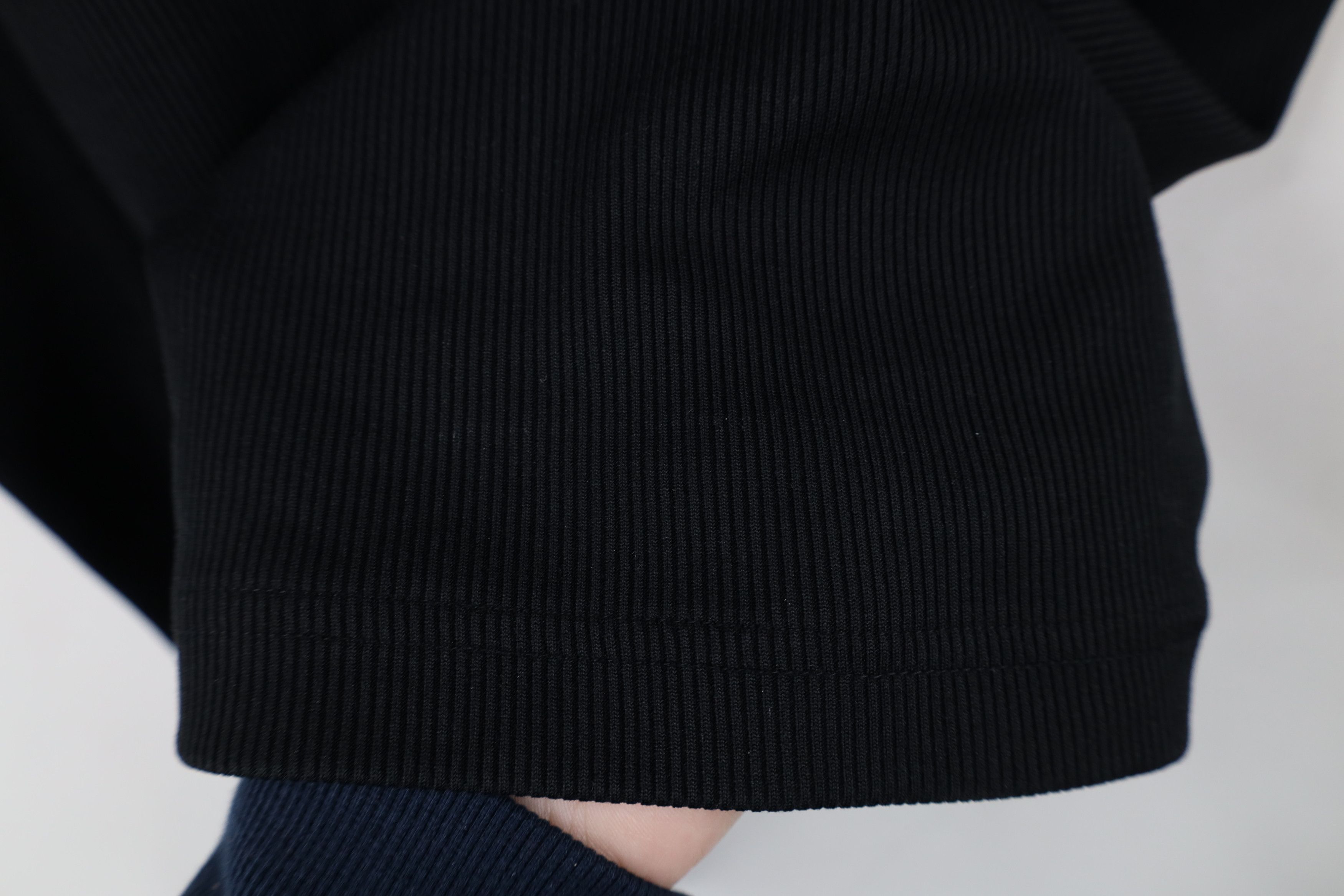 Vintage Vintage 90s Streetwear Ribbed Knit Short Sleeve T-Shirt Size US M / EU 48-50 / 2 - 7 Thumbnail