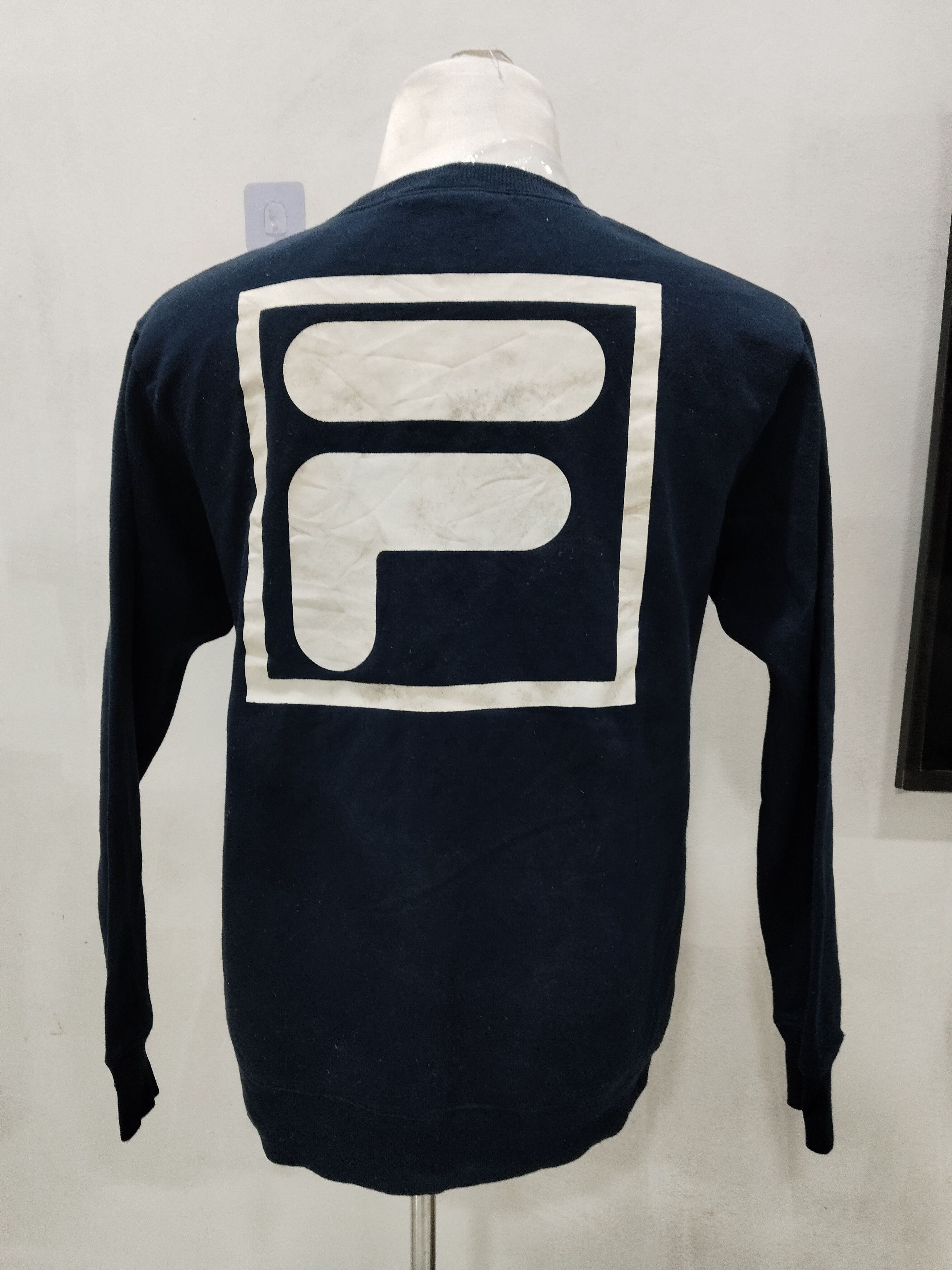 Fila × Vintage Vintage Y2k Fila Big Logo Sweatshirt Size US L / EU 52-54 / 3 - 3 Thumbnail