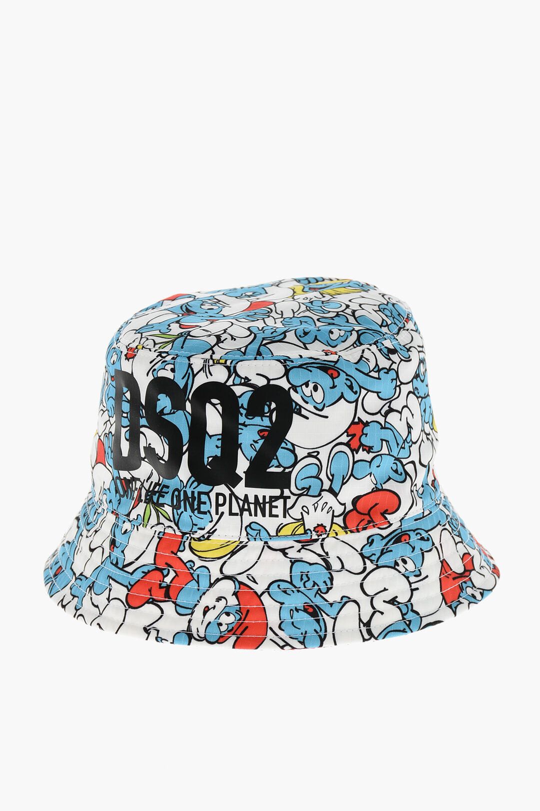 Dsquared2 OLOP Printed Nylon Bucket Hat PUFFI Size ONE SIZE - 1 Thumbnail