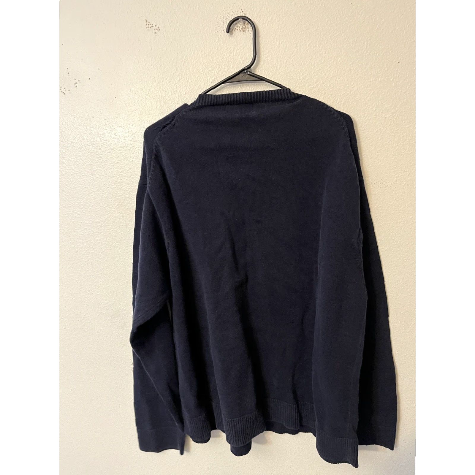 Gap VINTAGE Gap Sweater Mens XL Navy Blue Pullover Solid Crew Neck Outdoor Size US XL / EU 56 / 4 - 3 Thumbnail