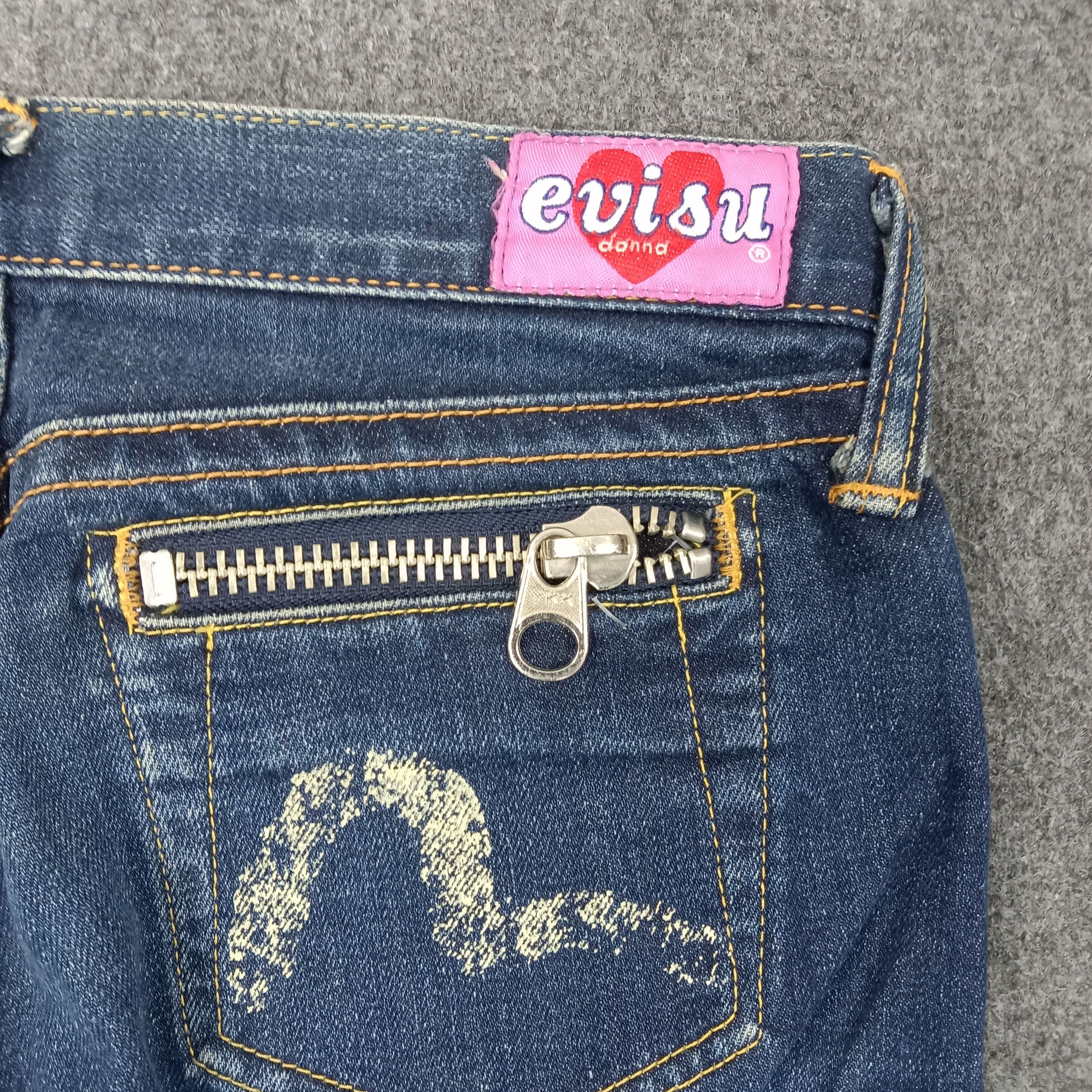 Evisu Evisu Japanese Brand Daicock Custom Art Denim Jeans C228N24 Size 28" / US 6 / IT 42 - 7 Thumbnail