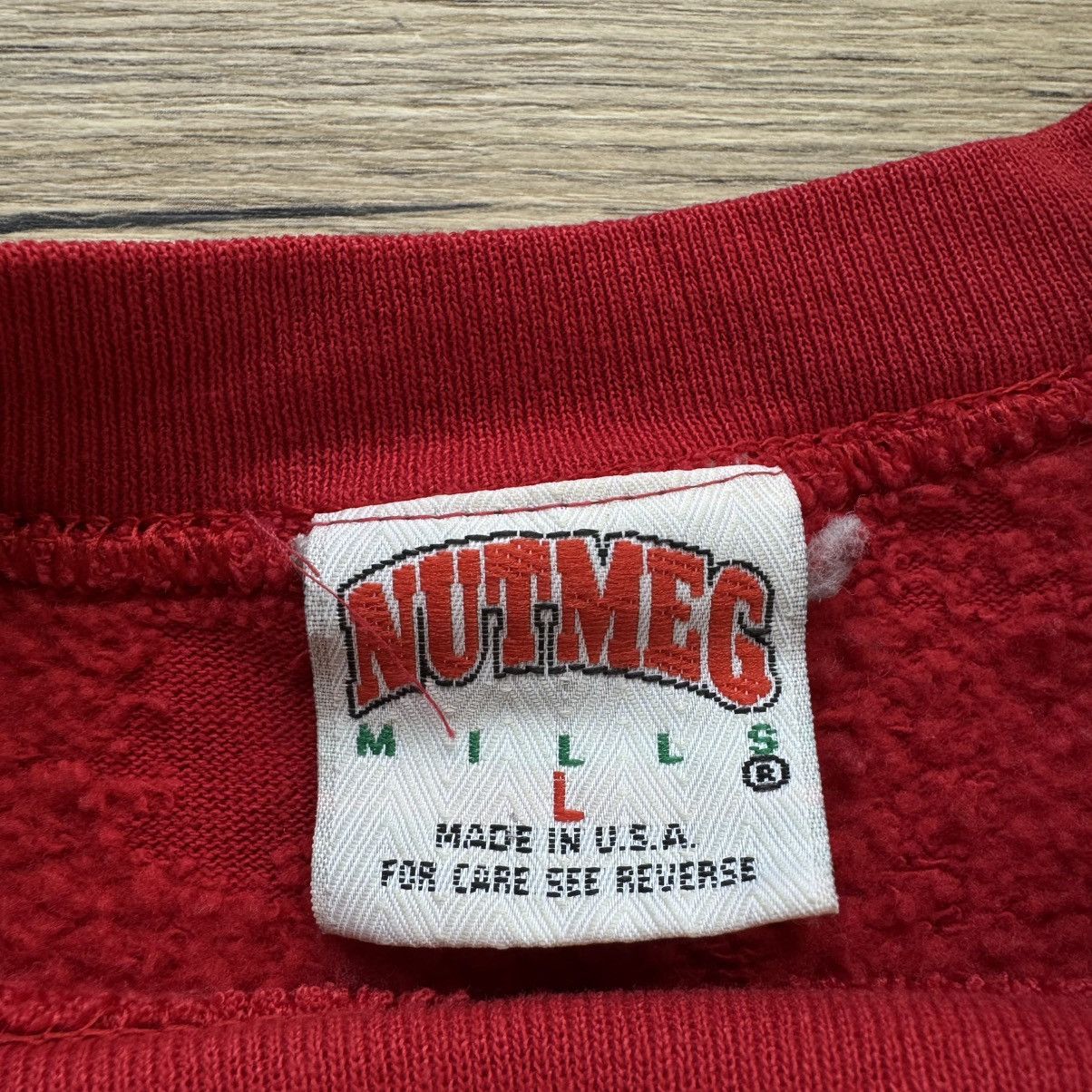 NFL × Nutmeg Wisconsin badgers vintage 1994 crewneck Size US L / EU 52-54 / 3 - 4 Thumbnail