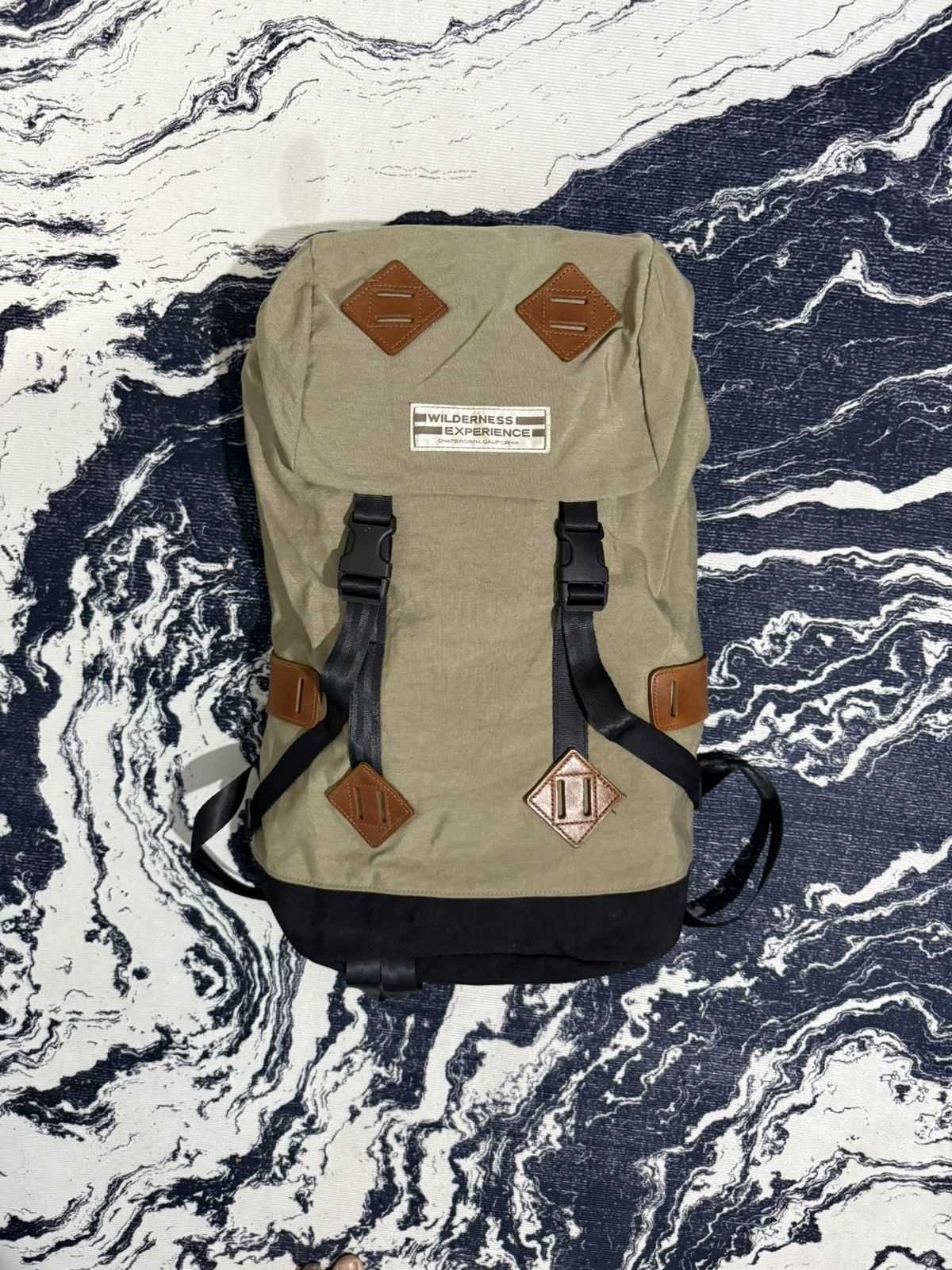 The Mountain Vintage Wilderness experience california backpack nylon Size ONE SIZE - 1 Thumbnail