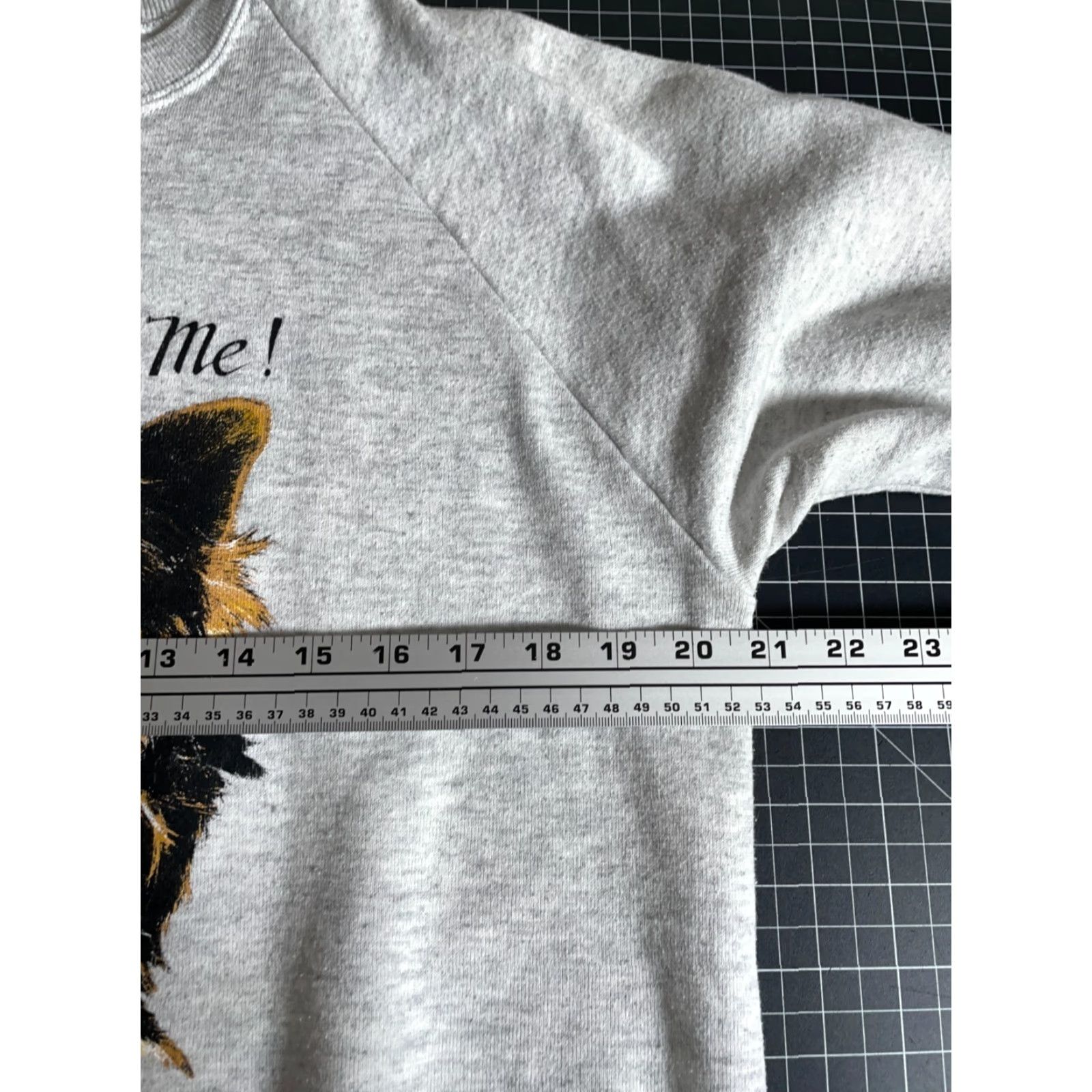 Vintage VINTAGE Yorkshire Terrier Spoil Sweatshirt Shirt Womens Adult Medium Heather Gray Raglan Sleeves 80s Dog Size M / US 6-8 / IT 42-44 - 5 Thumbnail