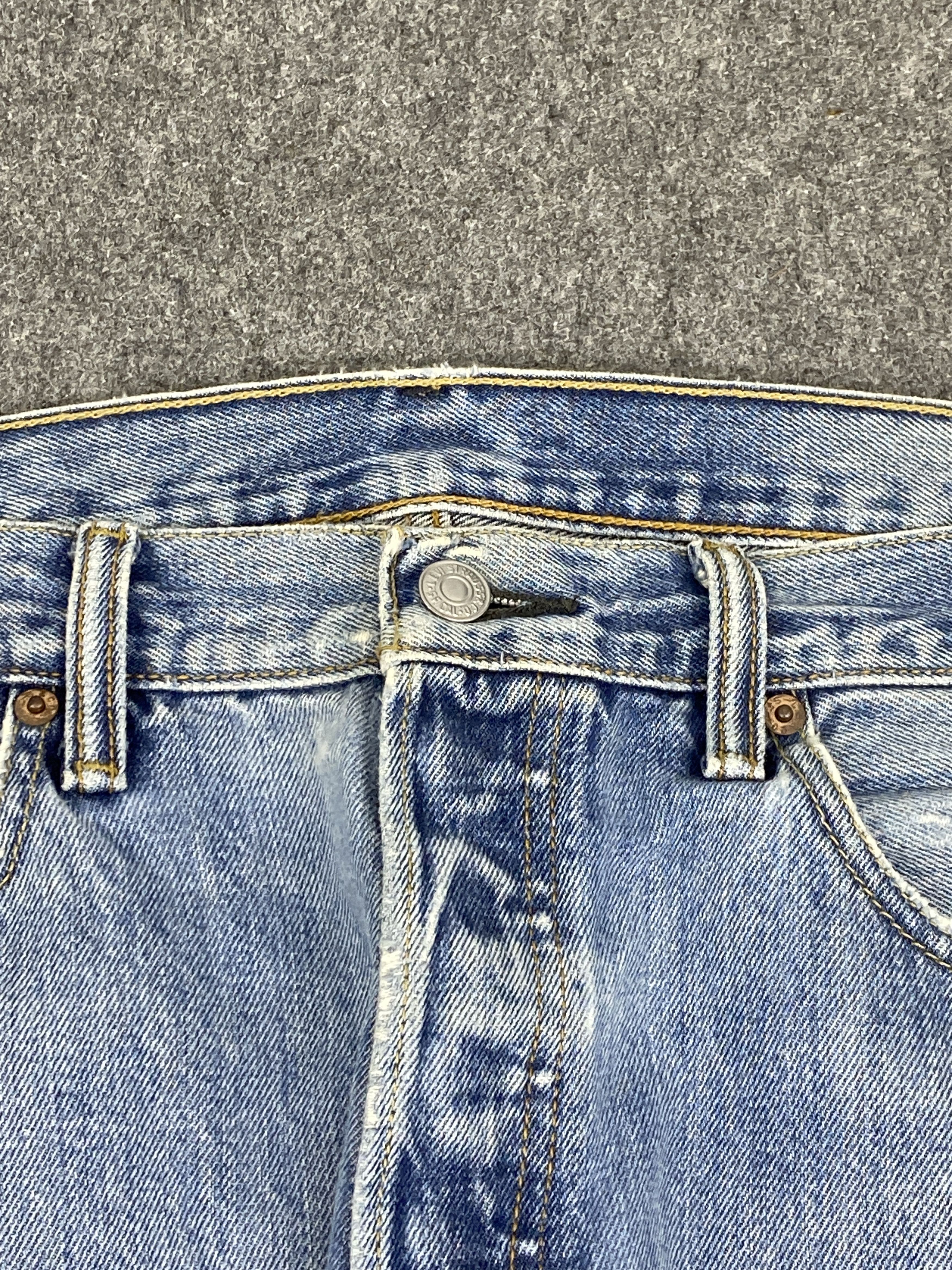 Levi's × Vintage Vintage Levis 501 Distressed Blue Denim Jeans DP2816 Size US 35 - 10 Thumbnail