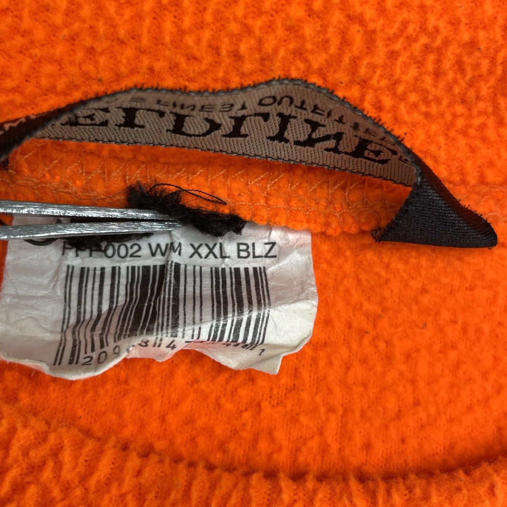 Vintage VINTAGE Fieldline Fleece Pullover Hoodie Mens 2XL Neon Orange Visibility Hunting Workwear Size US XXL / EU 58 / 5 - 5 Thumbnail