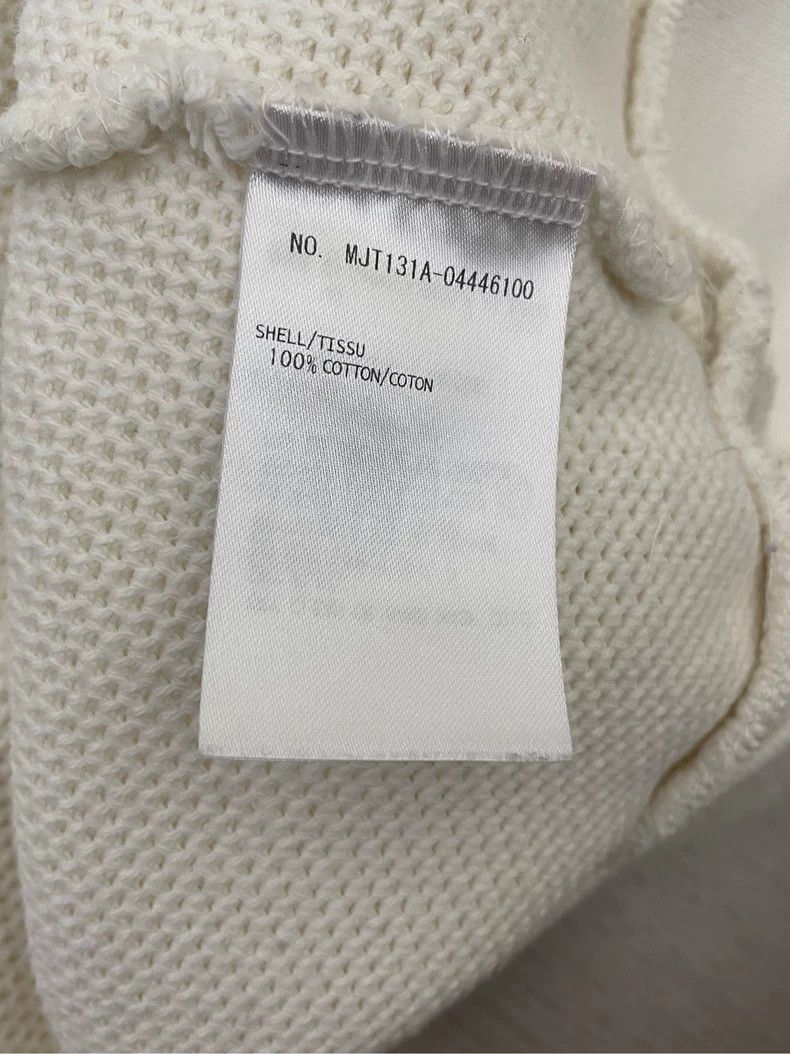 Thom Browne Thom browne Milk-white four-striped waffle hooded hoodie 25 Size US M / EU 48-50 / 2 - 7 Thumbnail