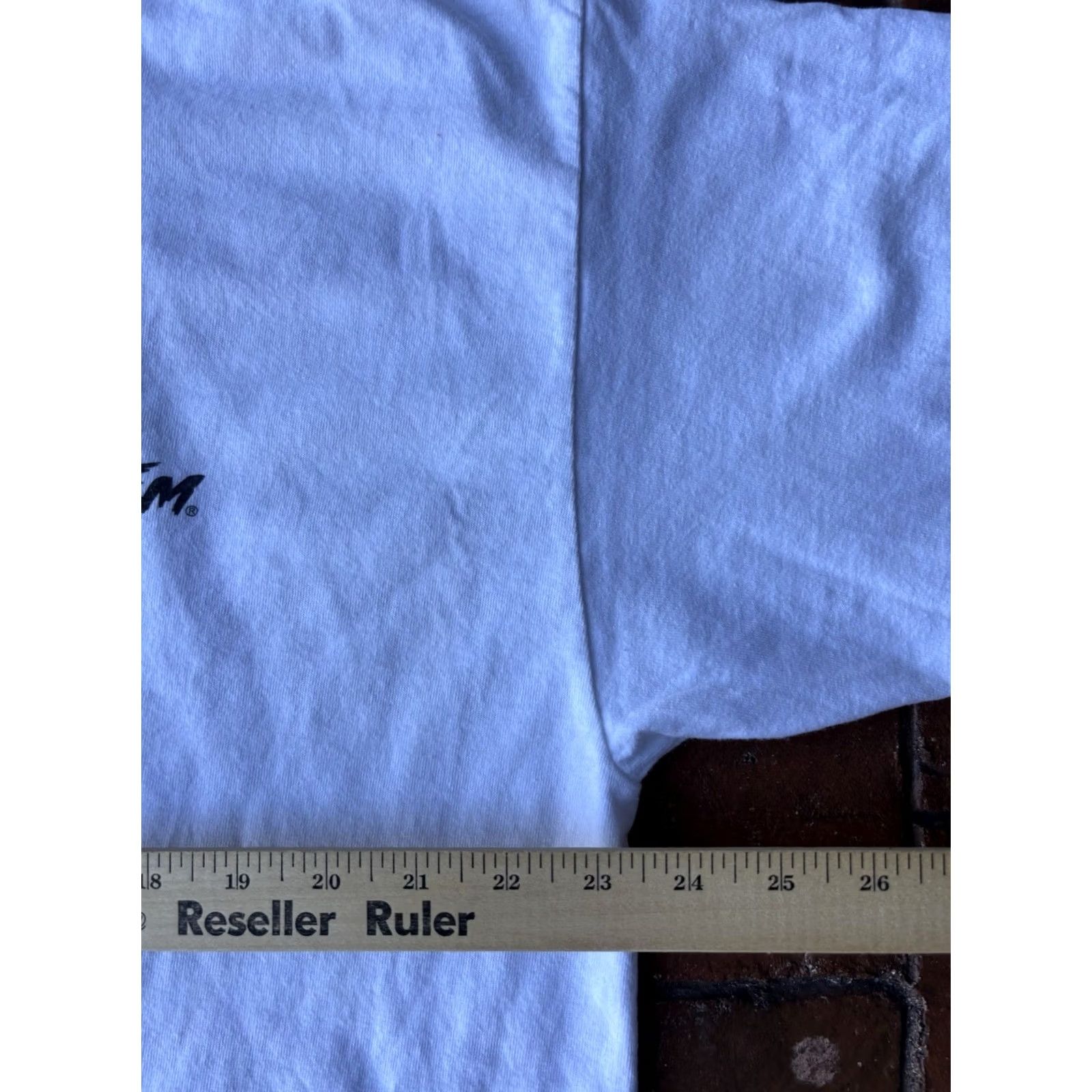 Gildan VINTAGE Gildan T-Shirt Skull Graphic Print Drop Em Racing Fabricate Don’t Imitate XL White Cotton Knit 90s Lowrider Classic Car Men Shirts Womens Size US XL / EU 56 / 4 - 4 Thumbnail