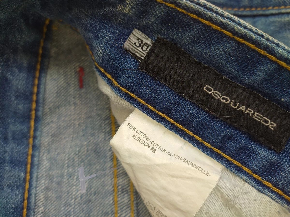 Dsquared2 DSQUARED2 DİSTRESSED BLUE EMBROİDERED JEANS SİZE Size US 30 / EU 46 - 11 Thumbnail