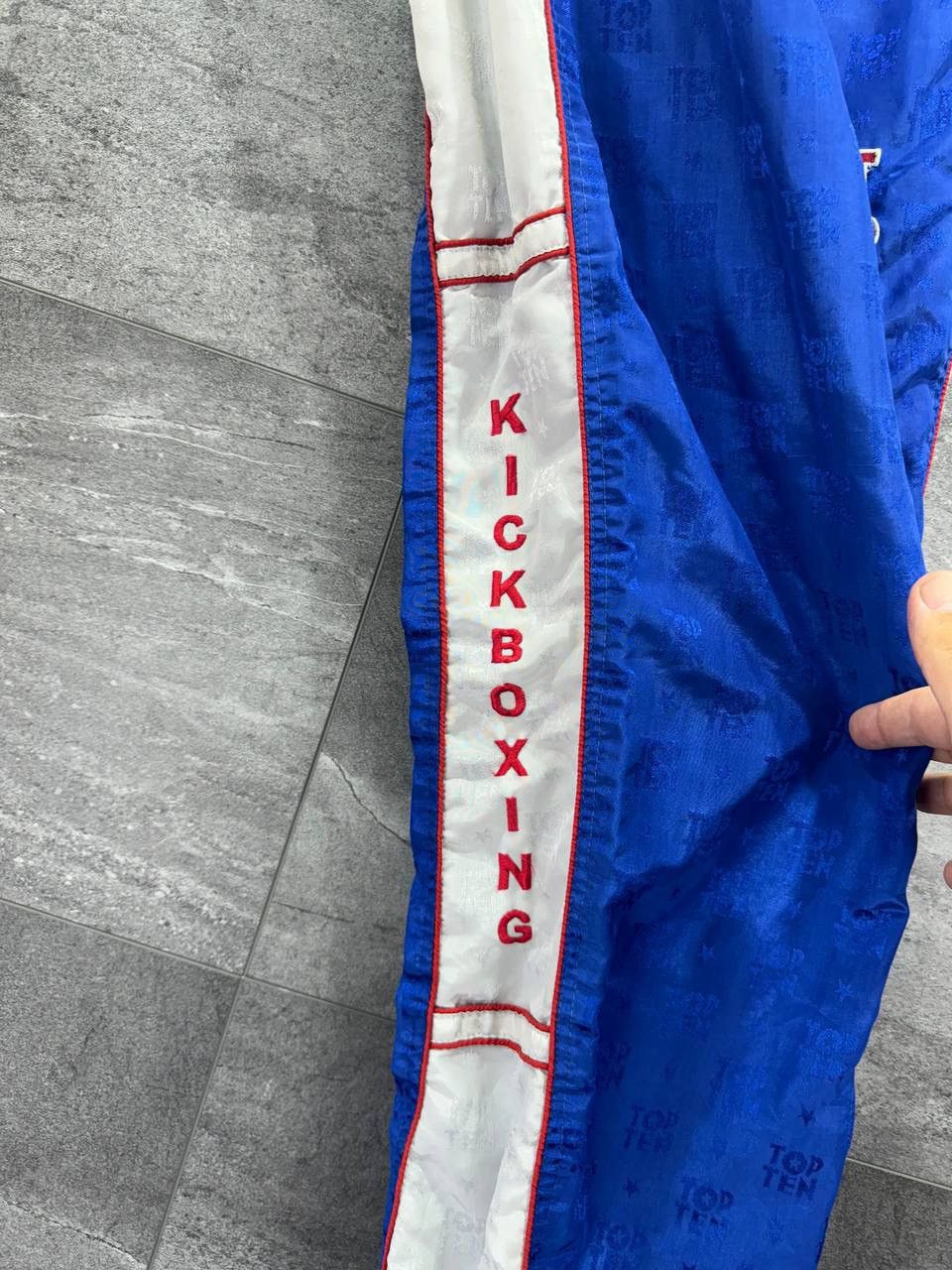 Vintage TOP TEN Kickboxing Mens Track Pants Straight Size S Size US 30 / EU 46 - 4 Thumbnail